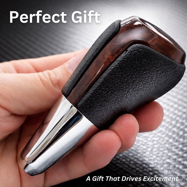 Gear Shift Knob Shifter for Toyota and Lexus Sedan Car Camry (2012-2014) Rav4 (2013-2018) Yaris (2015-2018)-Brown-Wood