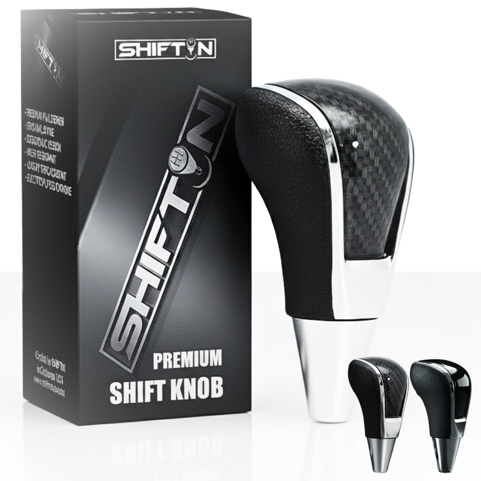 Replacement Gear Shift Knob for Toyota Lexus Scion Acura Mazda Chrysler Dodge with 8mm M8 Shifter - VBPB