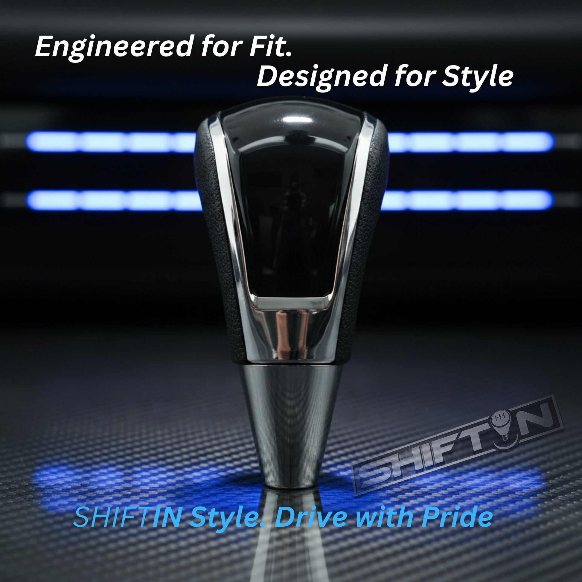 Replacement Gear Shift Knob for Toyota Lexus Scion Acura Mazda Chrysler Dodge with 8mm M8 Shifter in Black / Piano Black