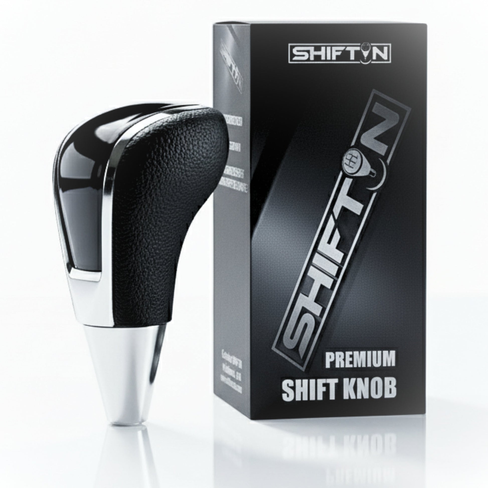 Replacement Gear Shift Knob for Toyota Lexus Scion Acura Mazda Chrysler Dodge with 8mm M8 Shifter in Black / Piano Black