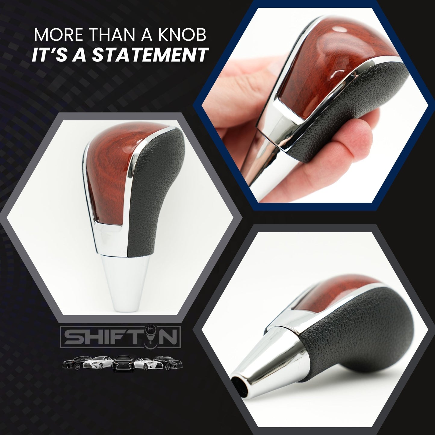 Replacement Gear Shift Knob for Toyota Lexus Scion Acura Mazda -VBWD