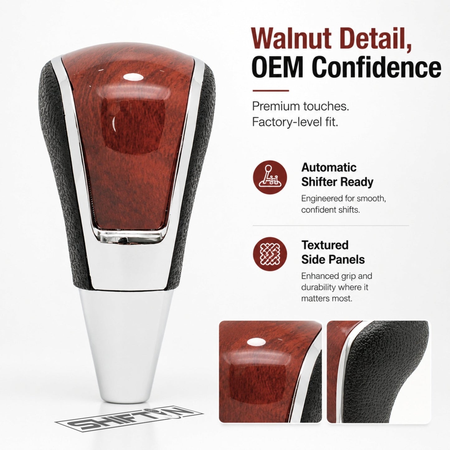 Replacement Gear Shift Knob for Toyota Lexus Scion Acura Mazda -VBWD