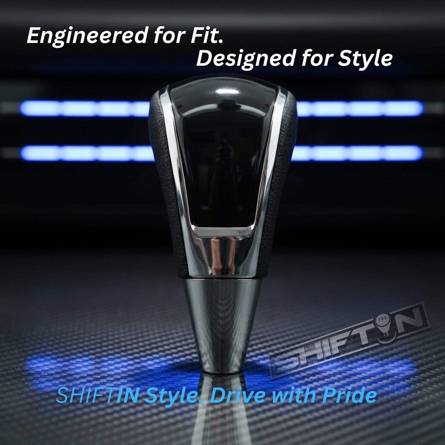 Replacement Gear Shift Knob for Toyota Lexus Scion Acura Mazda Chrysler Dodge with 8mm M8 Shifter in Black / Piano Black