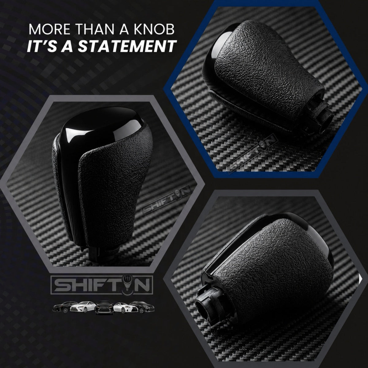 Replacement Gear Shift Knob Lever Shifter for Toyota Camry (2015-2017) and Corolla (2014-2019) Part 33542-06260 - TBPBX
