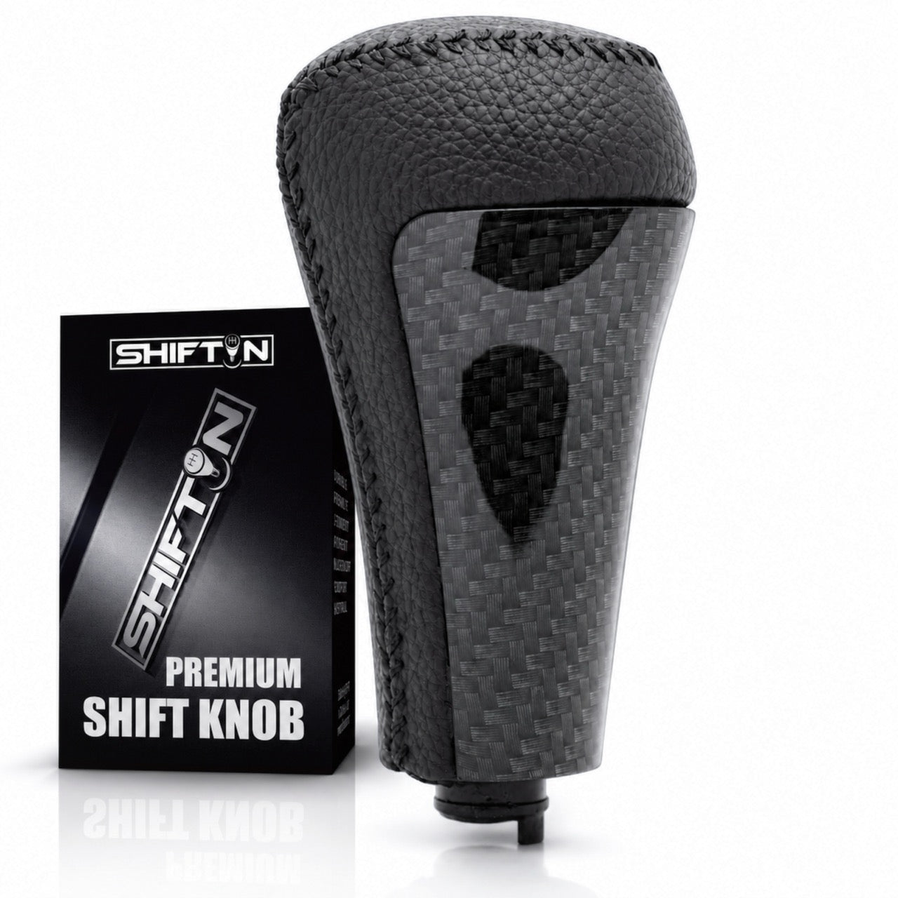 Replacement Gear Shift Knob Stick Shifter for Lexus GX460 2010-2018 GX-460-Carbon-Fiber