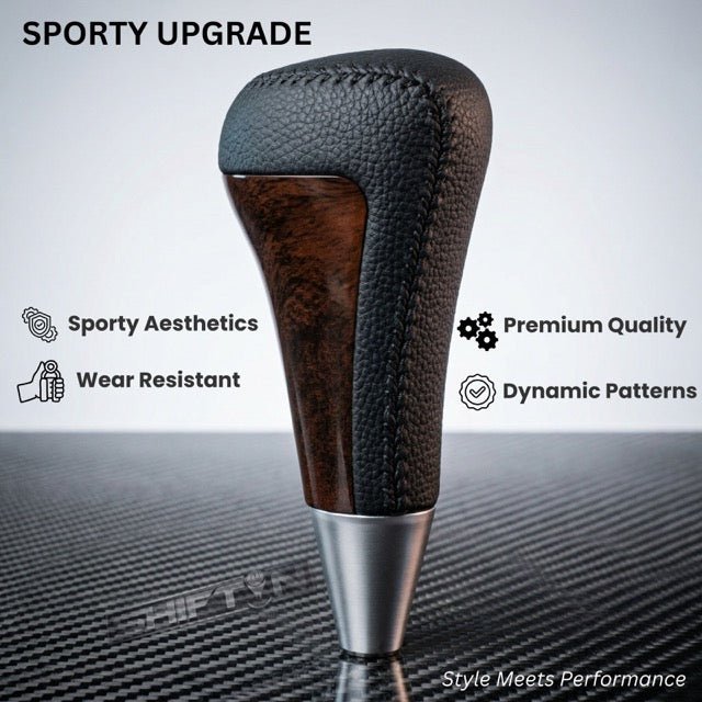 Gear Shift Knob Shifter for Lexus LX-570 2008-2015, Fits Toyota 4Runner Sequoia Tundra SUV Walnut Wood