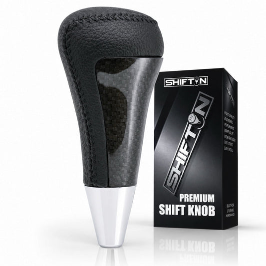 Gear Shift Knob Shifter for Lexus LX-570 2008-2015, Fits Toyota 4Runner Sequoia Tundra SUV Carbon Fiber