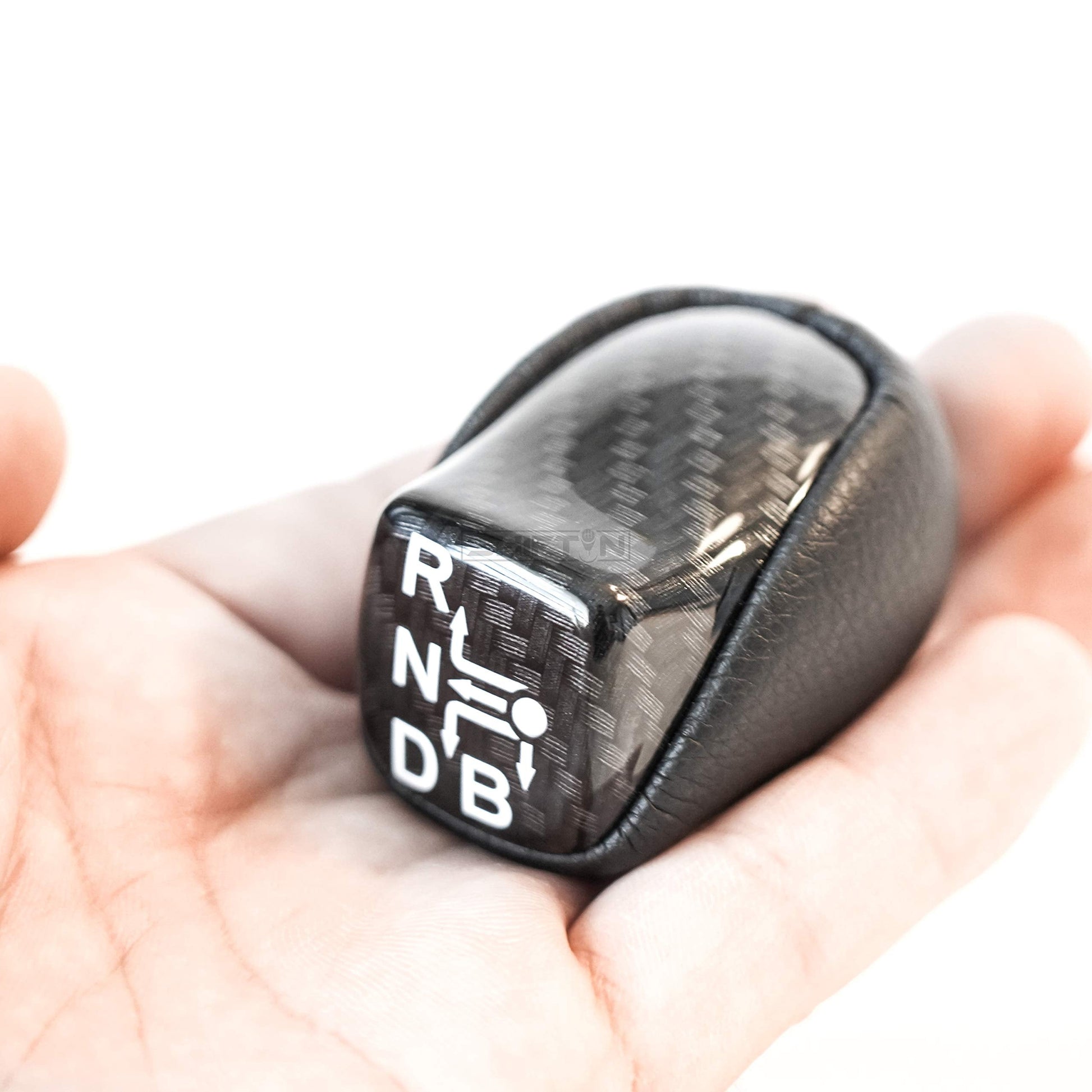 SHIFTIN Black Carbon Fiber Gear Shift Knob for Toyota Prius Prime Plug - in Hybrid AWD - e - ps254