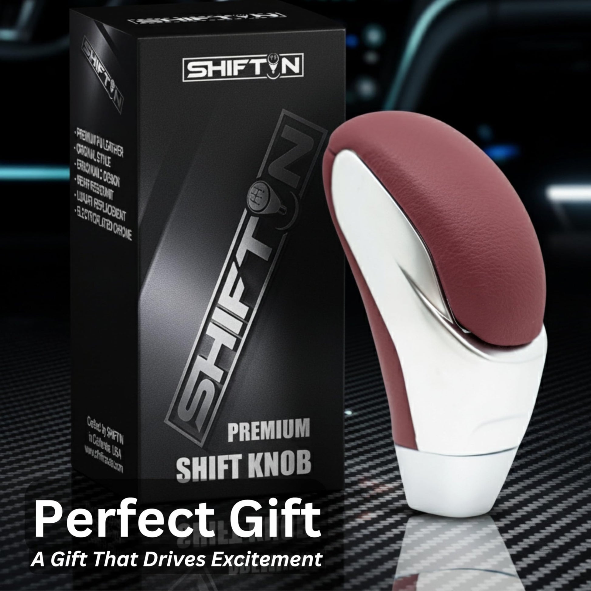 SHIFTIN Car Gear Shift Knob for Toyota Avalon Camry Corolla, Lexus RX ES GS IS LS SC Mazda 3 6 CX MX, Acura MDX RL TL TSX, Scion tC xB xD iQ - ORSL