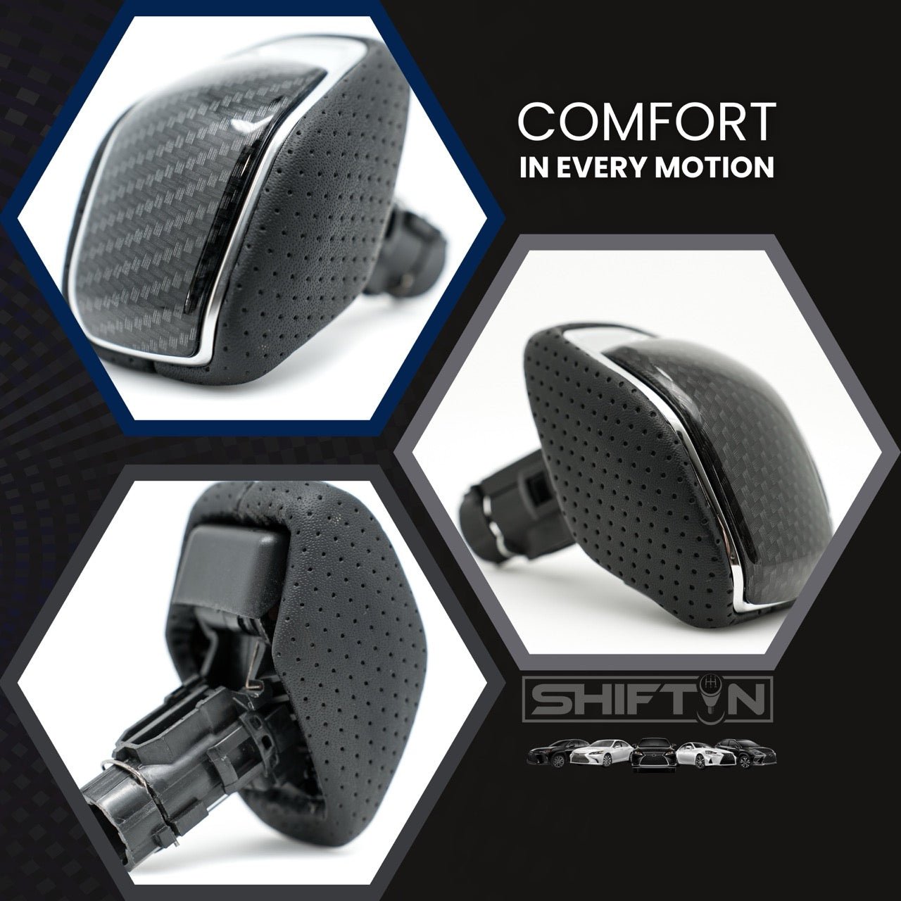 Replacement-Gear-Shift-Knob-for-Toyota-Highlander-2020-2026-Carbon-Fiber