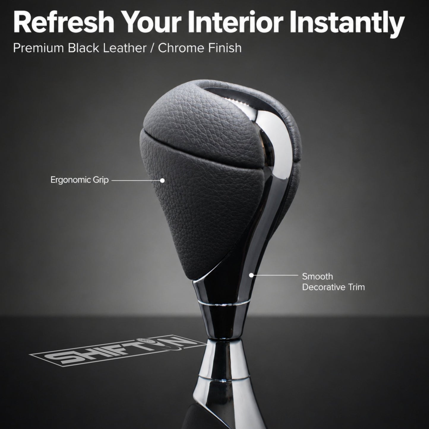 SHIFTIN Gear Shift Knob for Lexus ES300h ES350 GS300 GS350 GS430 GS450h GS460 IS250 IS300 IS350 LS460 LS600h RX350 RX450h - RBCH