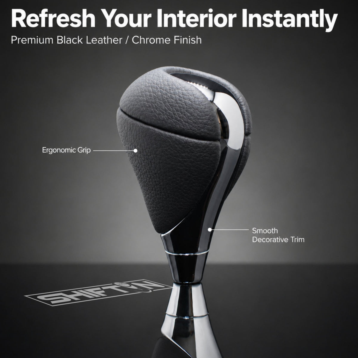 SHIFTIN Gear Shift Knob for Lexus ES300h ES350 GS300 GS350 GS430 GS450h GS460 IS250 IS300 IS350 LS460 LS600h RX350 RX450h - RBCH