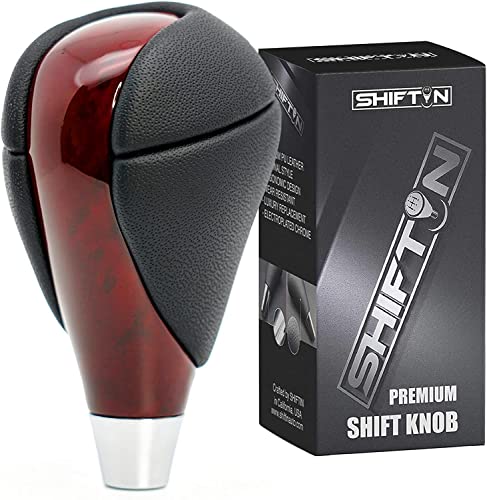 SHIFTIN Gear Shift Knob for Lexus ES300h ES350 GS300 GS350 GS430 GS450h GS460 IS250 IS300 IS350 LS460 LS600h RX350 RX450h - RBCR