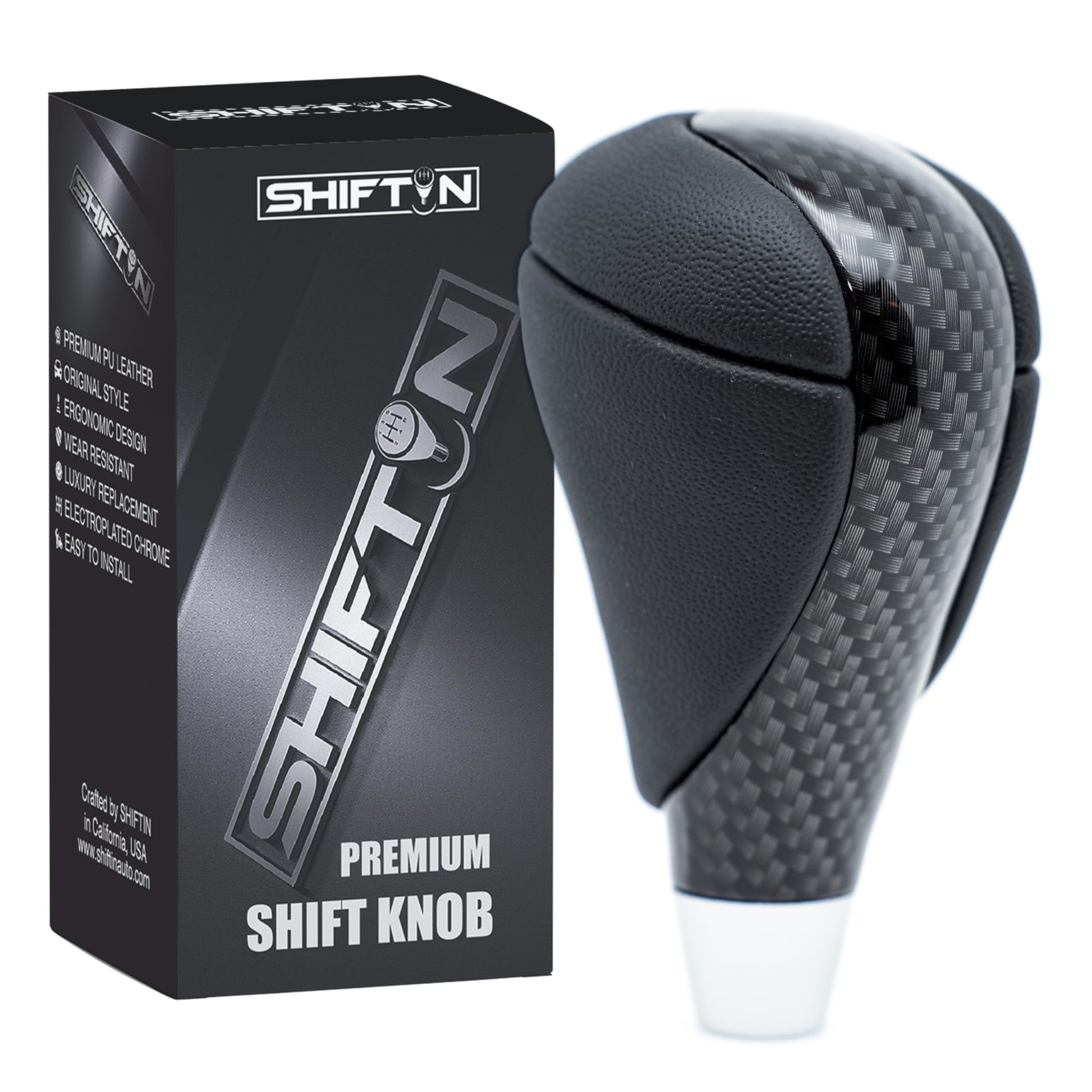 SHIFTIN Gear Shift Knob for Lexus ES300h ES350 GS300 GS350 GS430 GS450h GS460 IS250 IS300 IS350 LS460 LS600h RX350 RX450h - RBZ