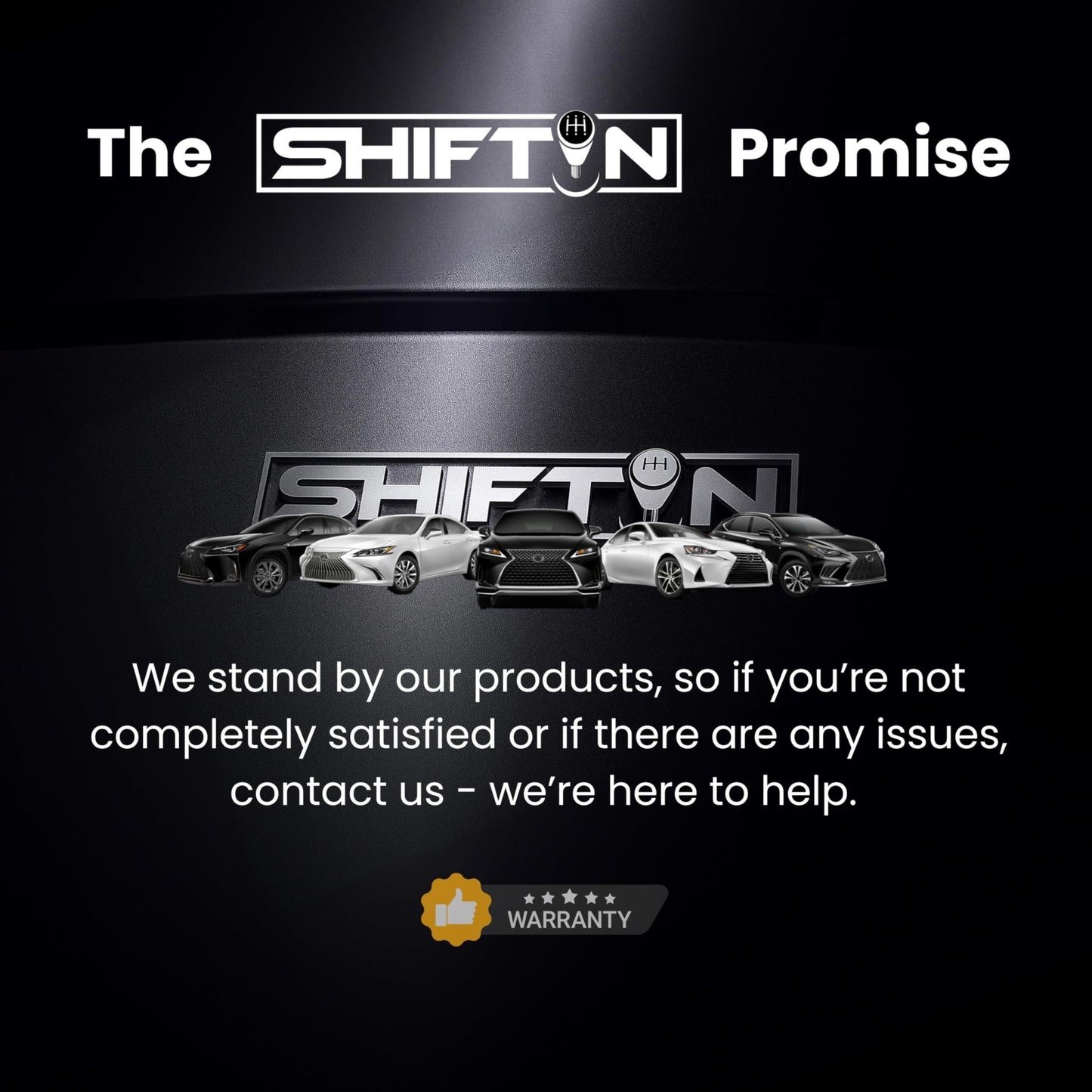SHIFTIN Gear Shift Knob for Lexus GX470 2003-2009 and for Toyota Land Cruiser Prado 120 2002-2009 - LXBZZ