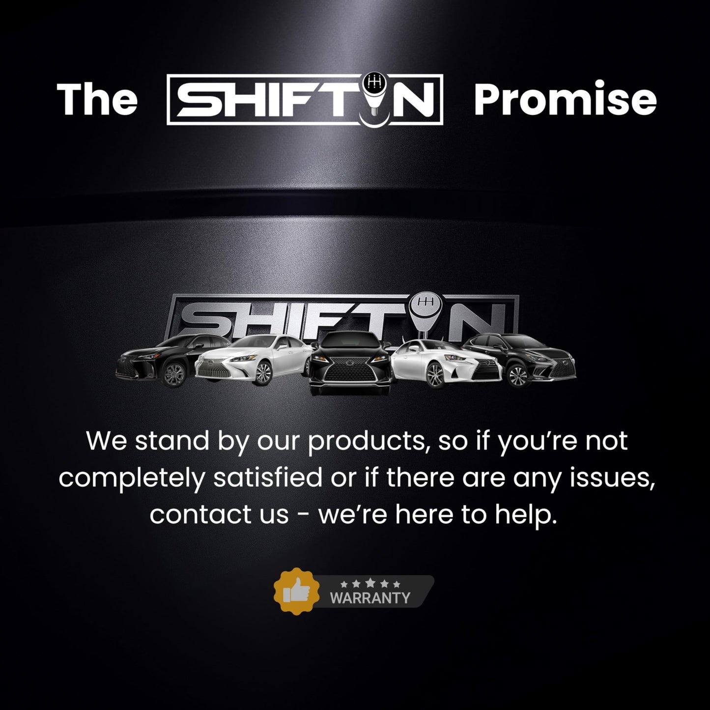 SHIFTIN Gear Shift Knob for Lexus GX470 2003-2009 and for Toyota Land Cruiser Prado 120 2002-2009 - LXPB