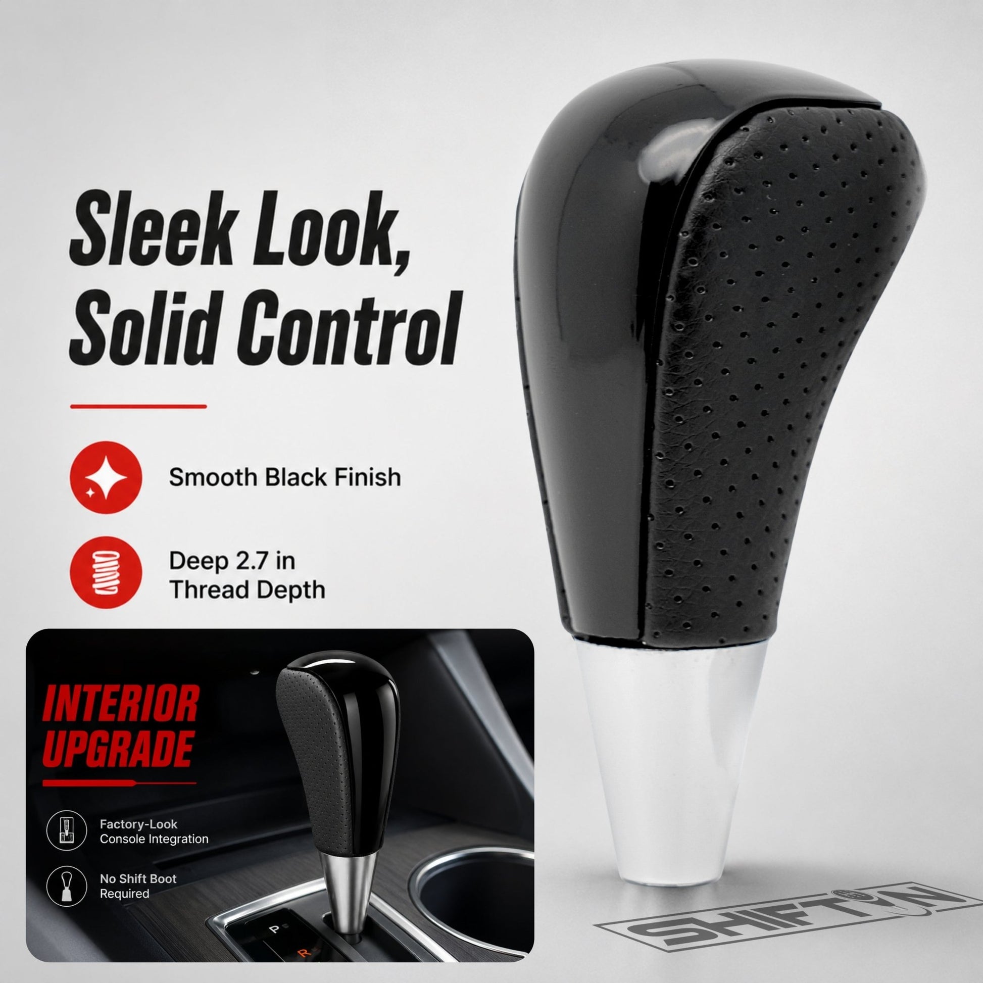 SHIFTIN Gear Shift Knob for Toyota Avalon Yaris 4Runner Sienna Camry Tacoma Rav-4 Matrix Corolla Venza & Lexus ES GS IS LS LX RX SC - XBPBp