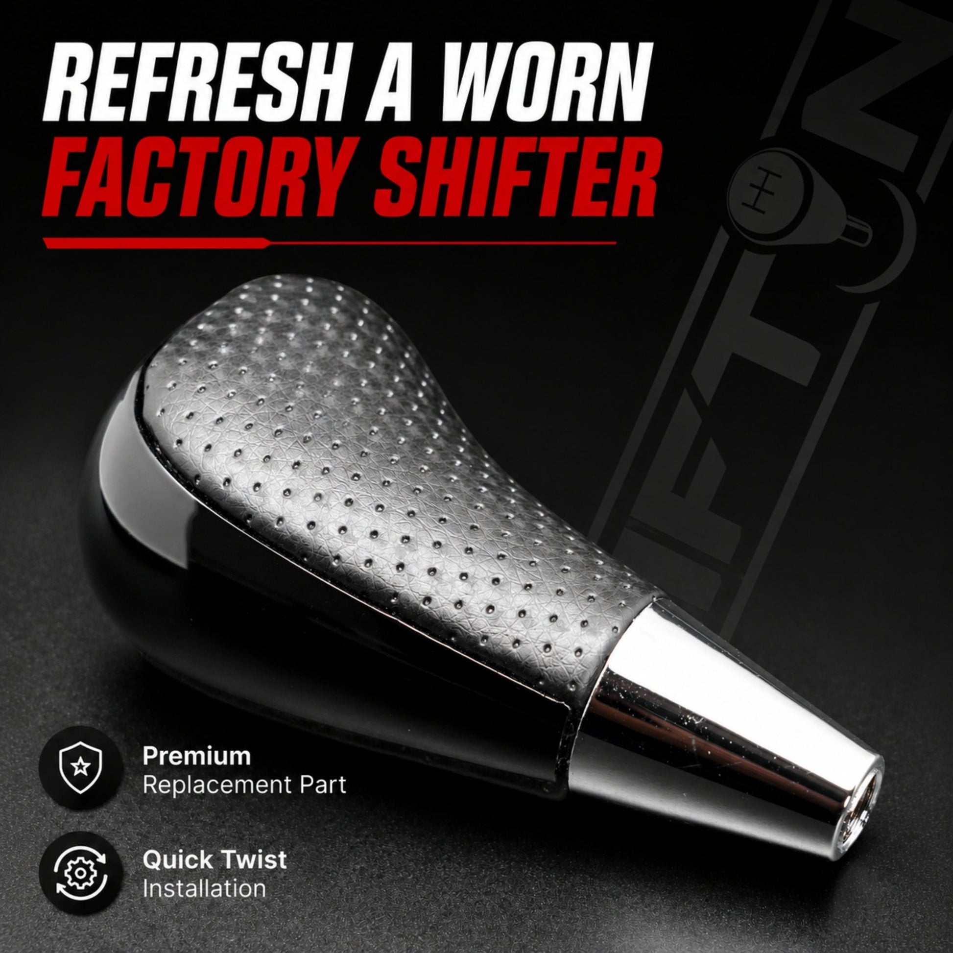 SHIFTIN Gear Shift Knob for Toyota Avalon Yaris 4Runner Sienna Camry Tacoma Rav-4 Matrix Corolla Venza & Lexus ES GS IS LS LX RX SC - XBPBp