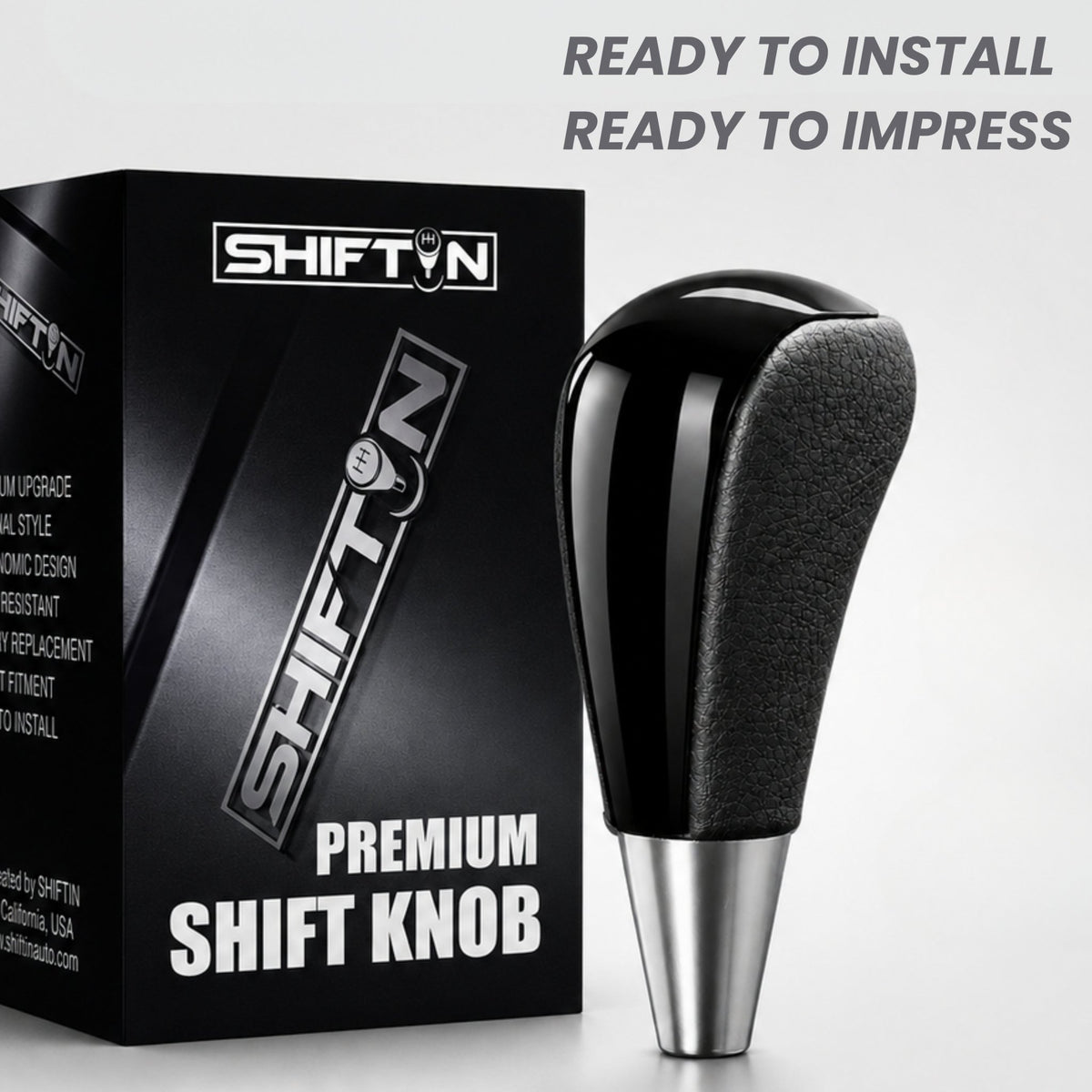 SHIFTIN Gear Shift Knob for Toyota Avalon Yaris 4Runner Sienna Camry Tacoma Rav-4 Matrix Corolla Venza & Lexus ES GS IS LS LX RX SC - XBPB