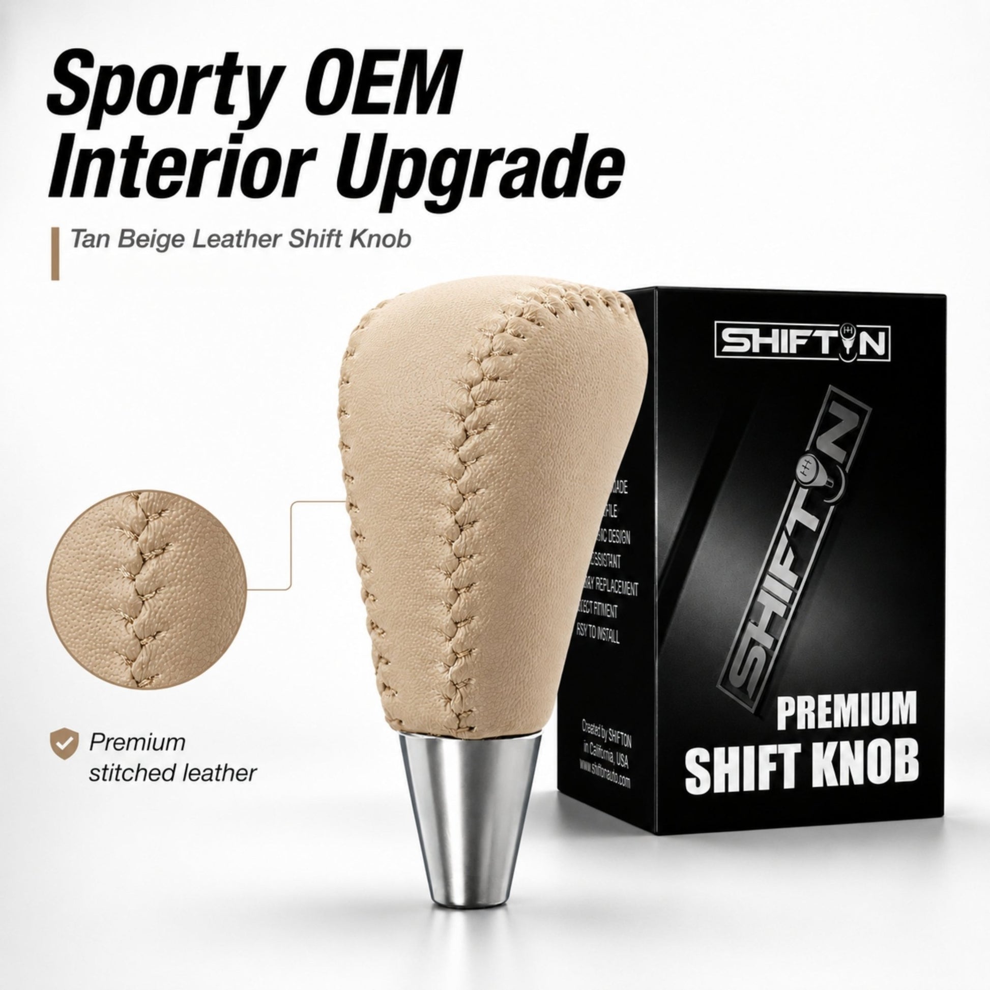 SHIFTIN Gear Shift Knob for Toyota Avalon Yaris 4Runner Sienna Camry Tacoma Rav-4 Matrix Corolla Venza & Lexus ES GS IS LS LX RX SC - XTLT