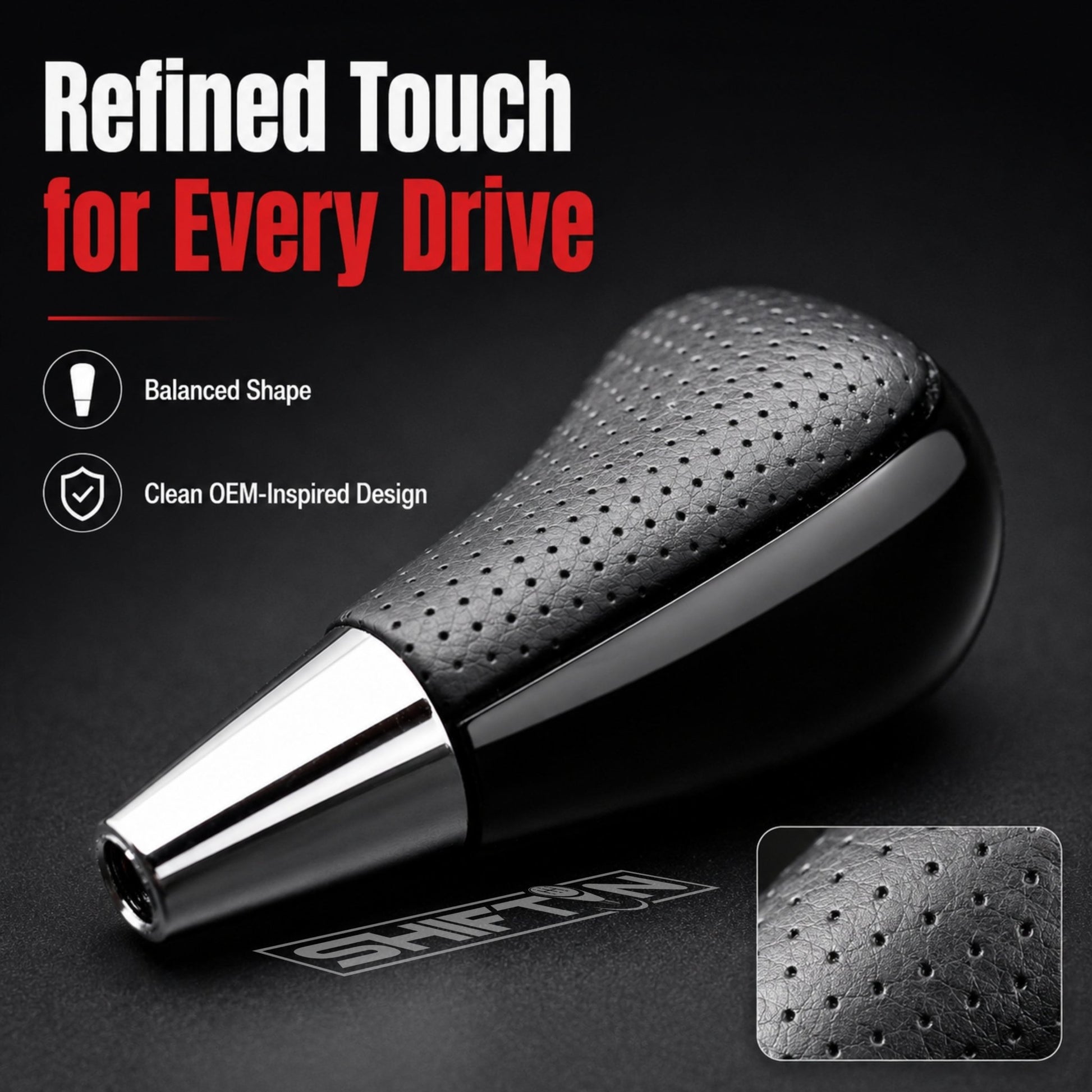 SHIFTIN Gear Shift Knob for Toyota Avalon Yaris 4Runner Sienna Camry Tacoma Rav-4 Matrix Corolla Venza & Lexus ES GS IS LS LX RX SC - XBPBp