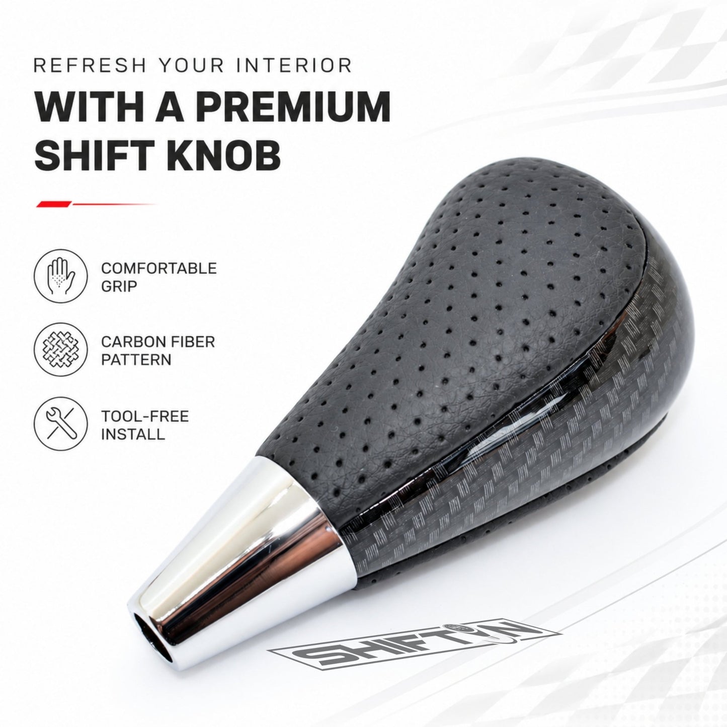 SHIFTIN Gear Shift Knob for Toyota Avalon Yaris 4Runner Sienna Camry Tacoma Rav-4 Matrix Corolla Venza & Lexus ES GS IS LS LX RX SC - XBZZp