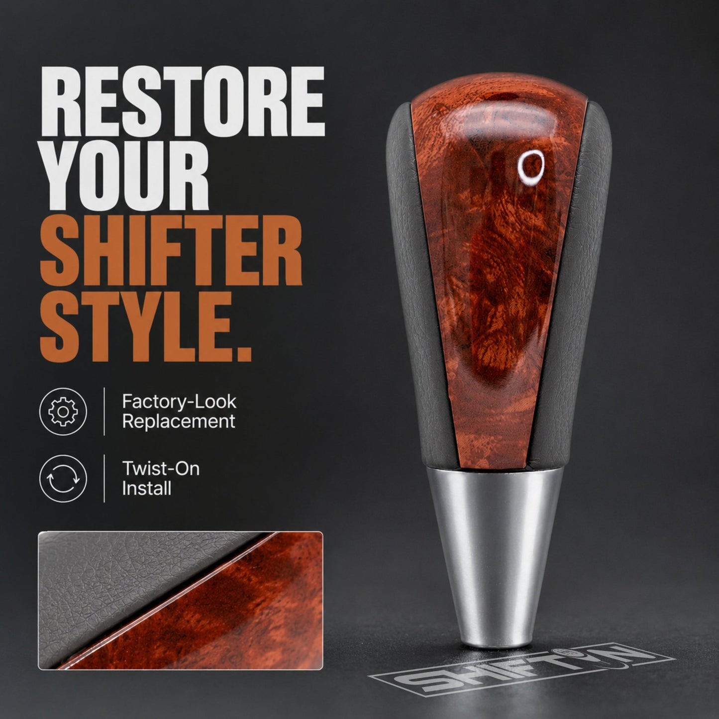 SHIFTIN Gear Shift Knob for Toyota Avalon Yaris 4Runner Sienna Camry Tacoma Rav-4 Matrix Corolla Venza & Lexus ES GS IS LS LX RX SC - XG23