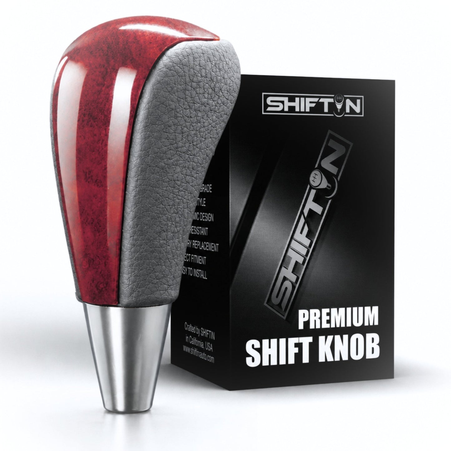 SHIFTIN Gear Shift Knob for Toyota Avalon Yaris 4Runner Sienna Camry Tacoma Rav-4 Matrix Corolla Venza & Lexus ES GS IS LS LX RX SC - XGCR