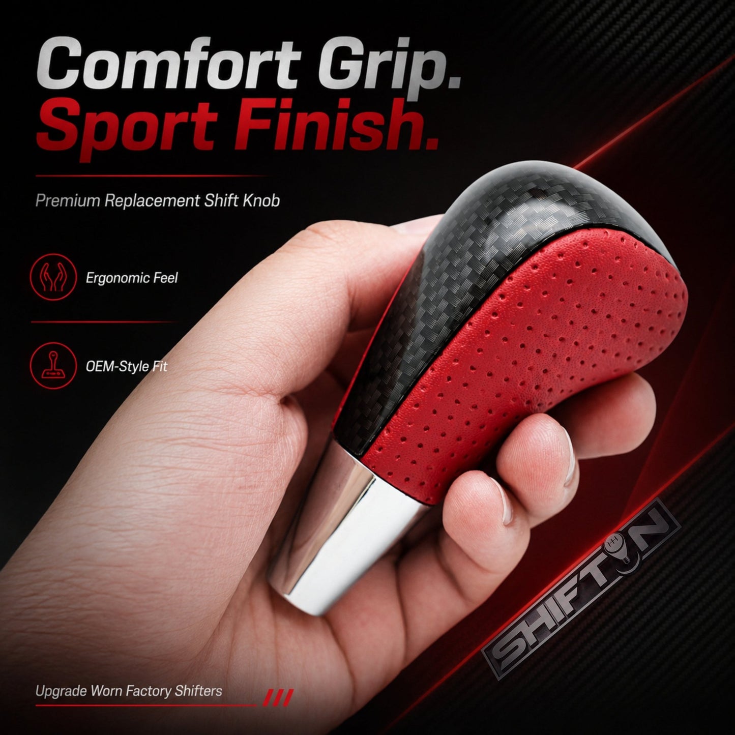 SHIFTIN Gear Shift Knob for Toyota Avalon Yaris 4Runner Sienna Camry Tacoma Rav-4 Matrix Corolla Venza & Lexus ES GS IS LS LX RX SC - XRZZp
