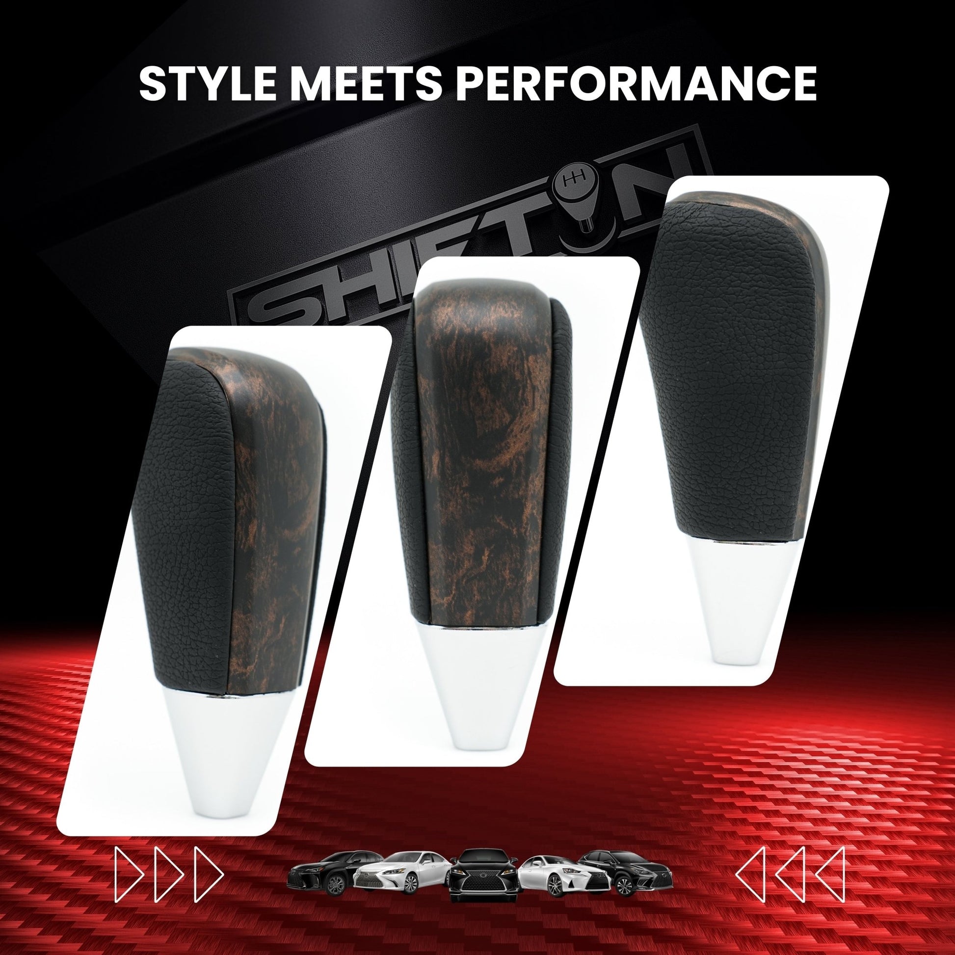 SHIFTIN Gear Shift Knob for Toyota Land Cruiser 4Runner Sequoia Tundra Highlander Off - Road 4x4 TRD - QBDK