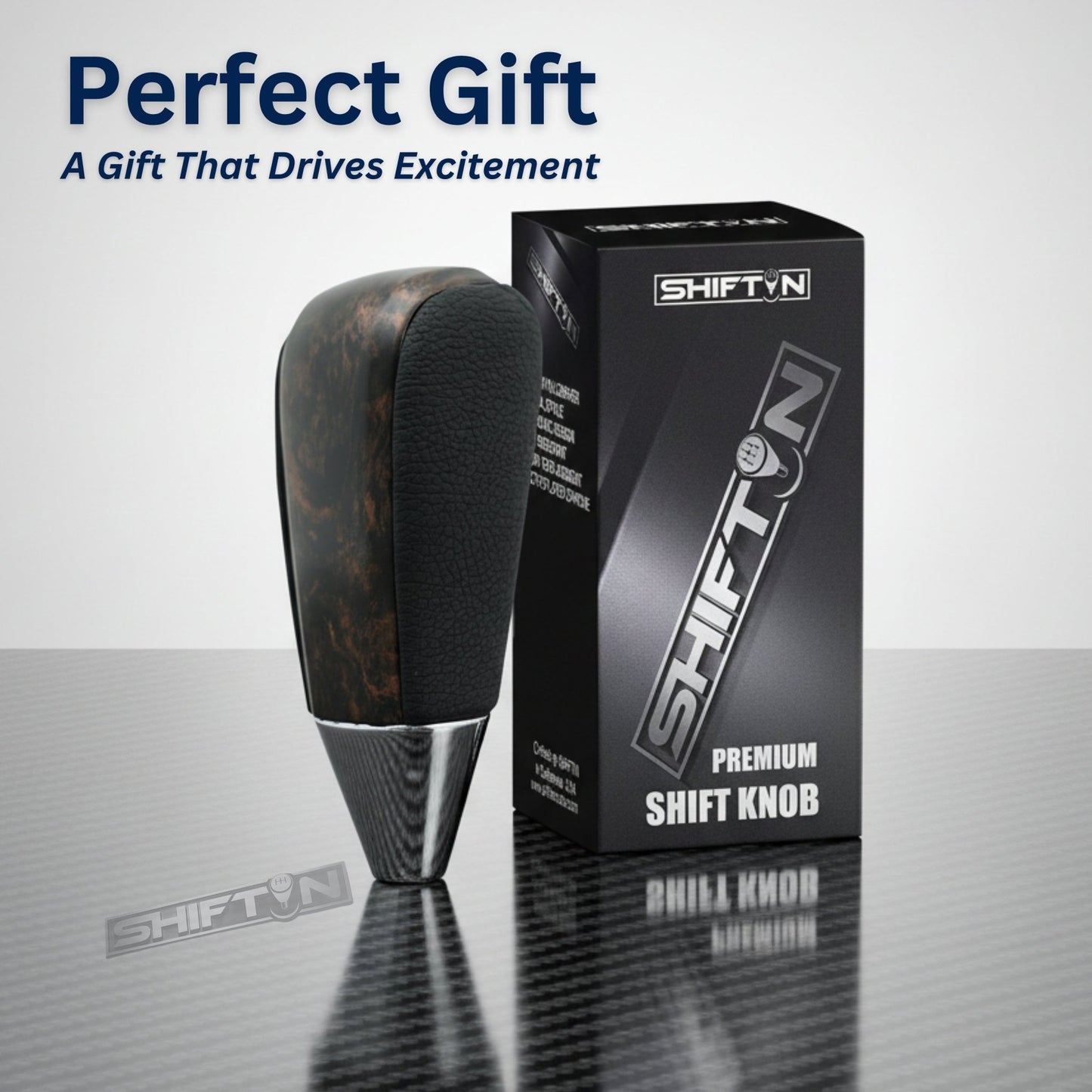 SHIFTIN Gear Shift Knob for Toyota Land Cruiser 4Runner Sequoia Tundra Highlander Off-Road 4x4 TRD - QBDK