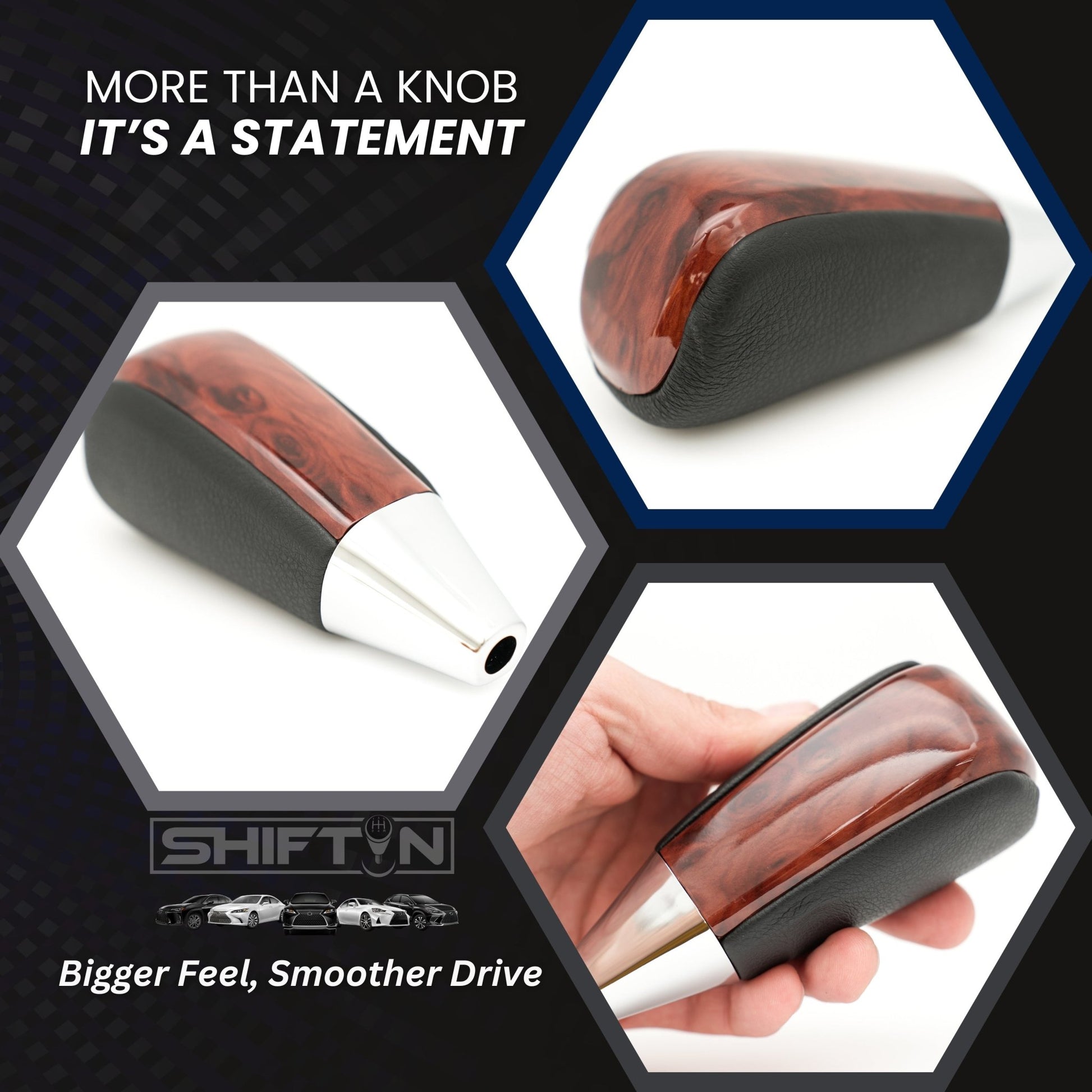 SHIFTIN Gear Shift Knob for Toyota Land Cruiser 4Runner Sequoia Tundra Highlander Off - Road 4x4 TRD - QBWD