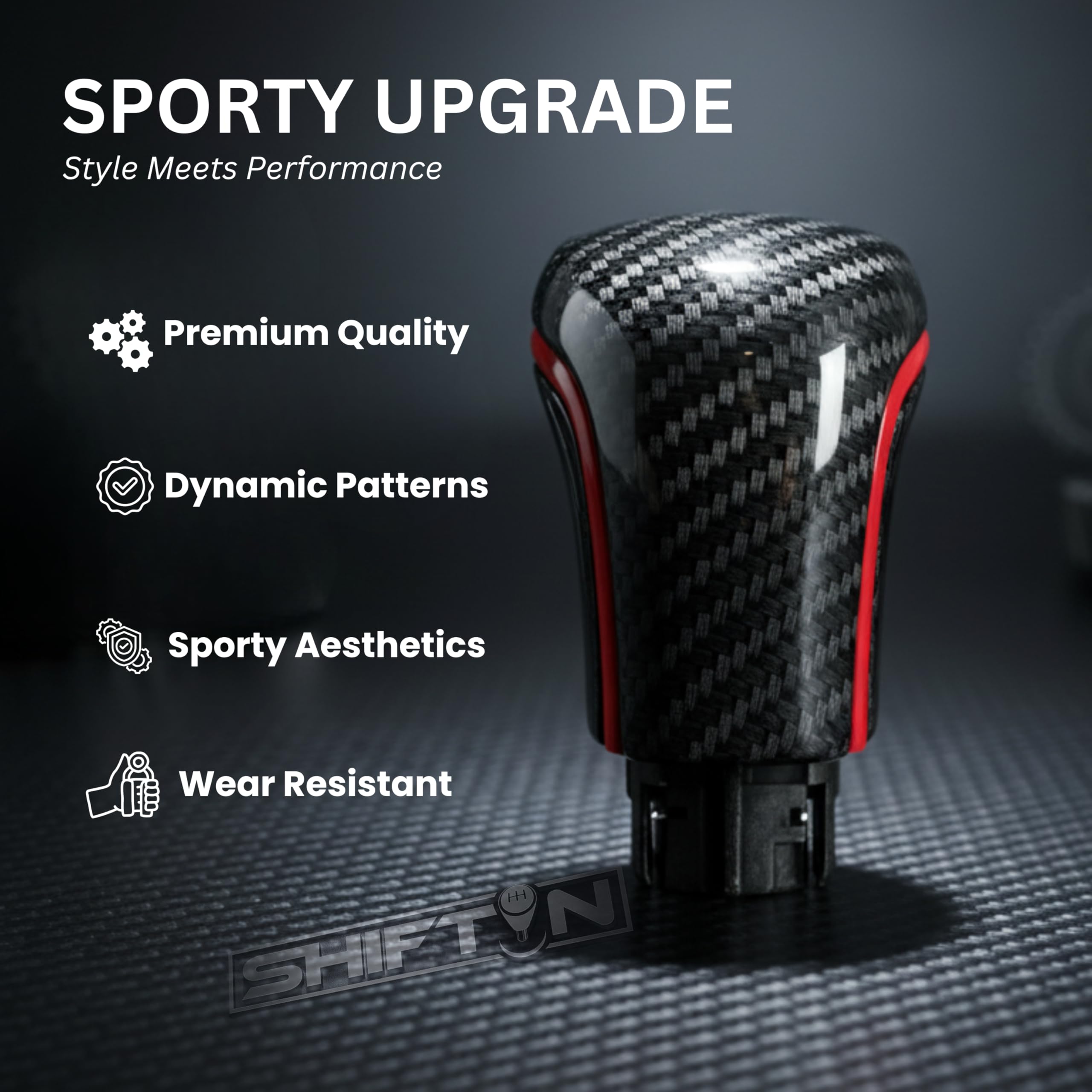SHIFTIN Gear Shift Knob Gearbox Shifter for Toyota Camry (2018 - 2026) Corolla (2020 - 2026) Avalon (2019 - 2022) - NBXZ