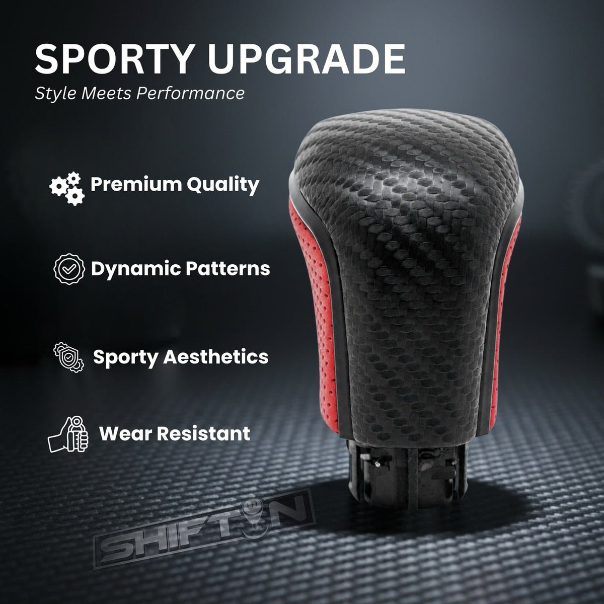 SHIFTIN Gear Shift Knob Gearbox Shifter for Toyota Camry (2018-2026) Corolla (2020-2026) Avalon (2019-2022) - NRZp-CL