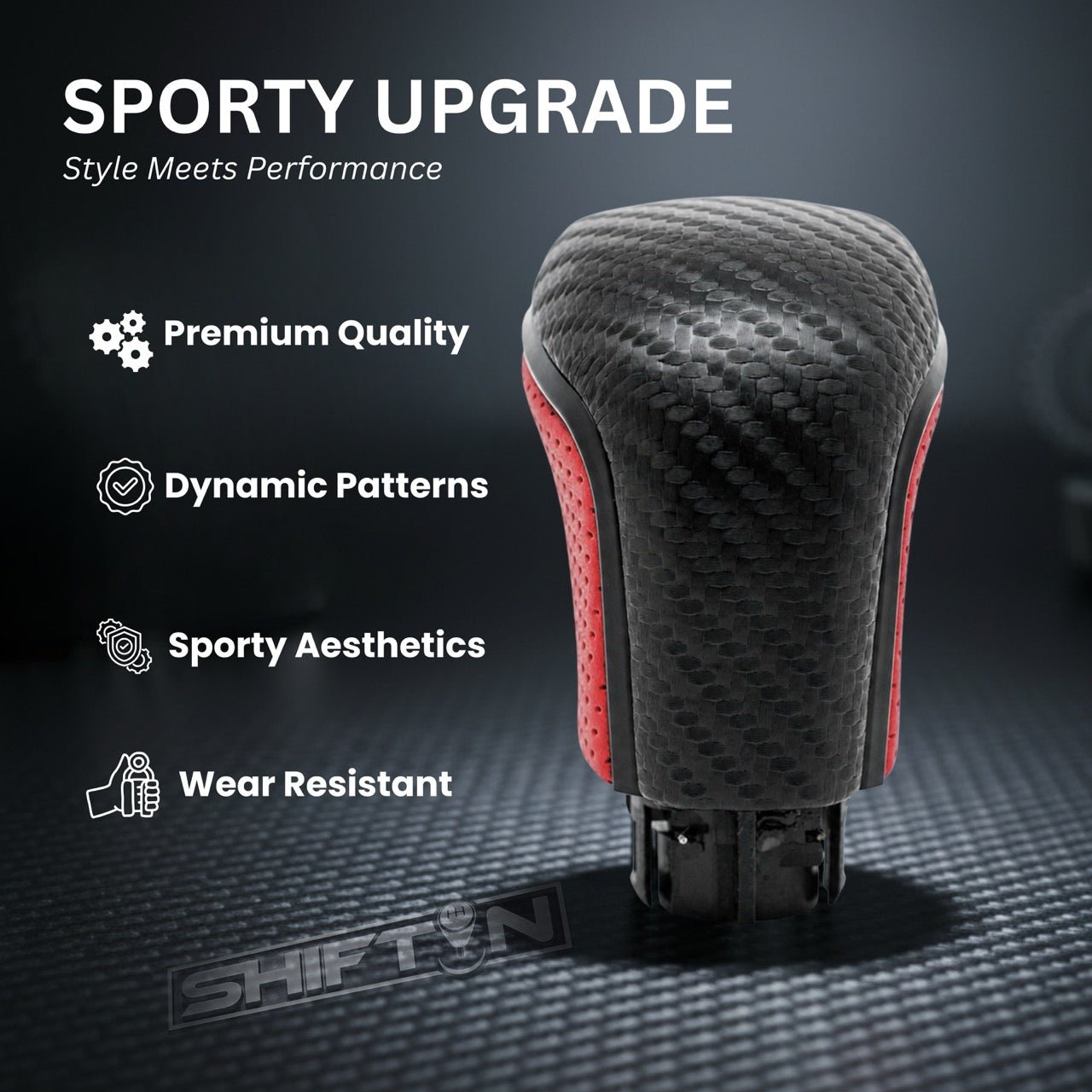 SHIFTIN Gear Shift Knob Gearbox Shifter for Toyota Camry (2018-2026) Corolla (2020-2026) Avalon (2019-2022) - NRZp-CL
