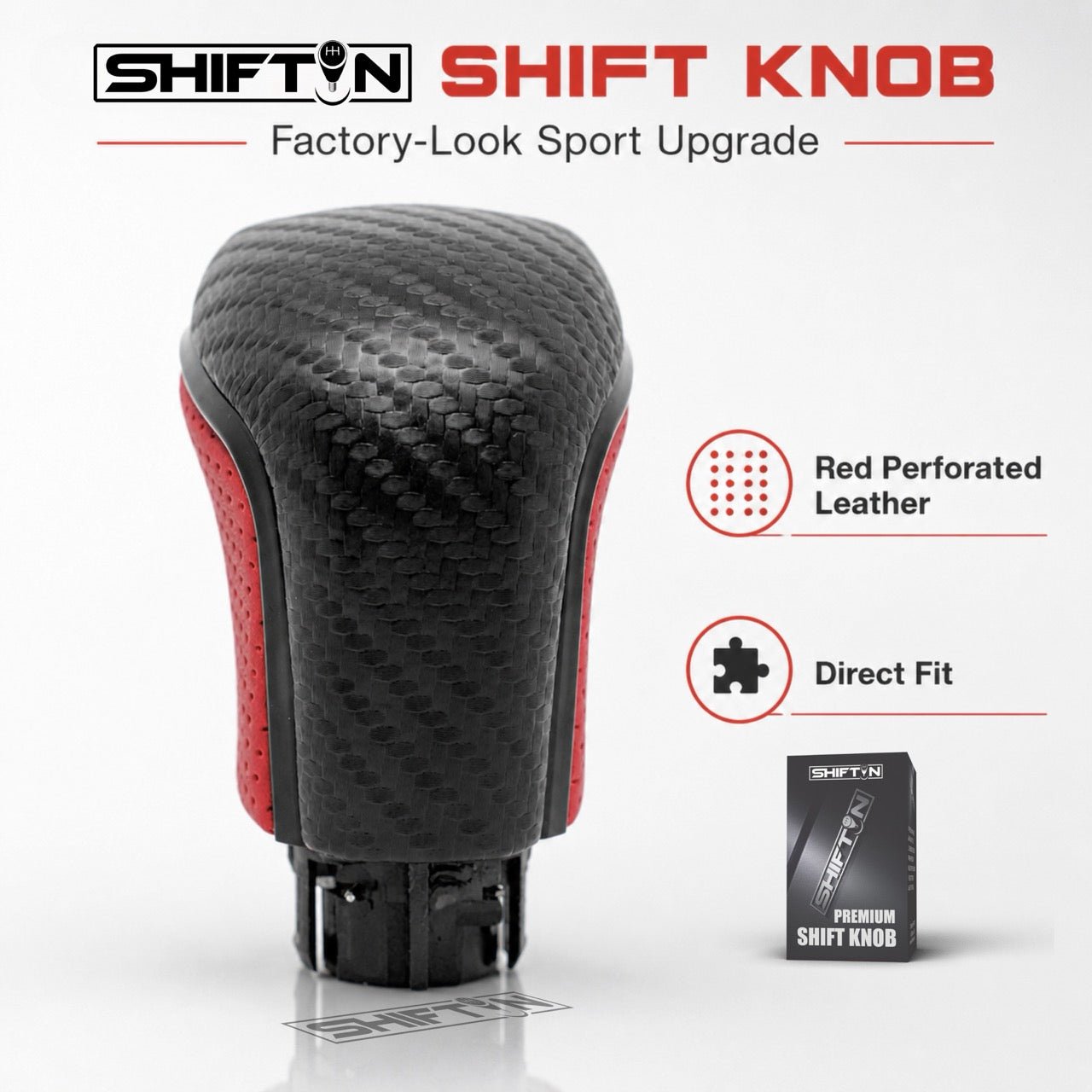 SHIFTIN Gear Shift Knob Gearbox Shifter for Toyota Camry (2018-2026) Corolla (2020-2026) Avalon (2019-2022) - NRZp-CL