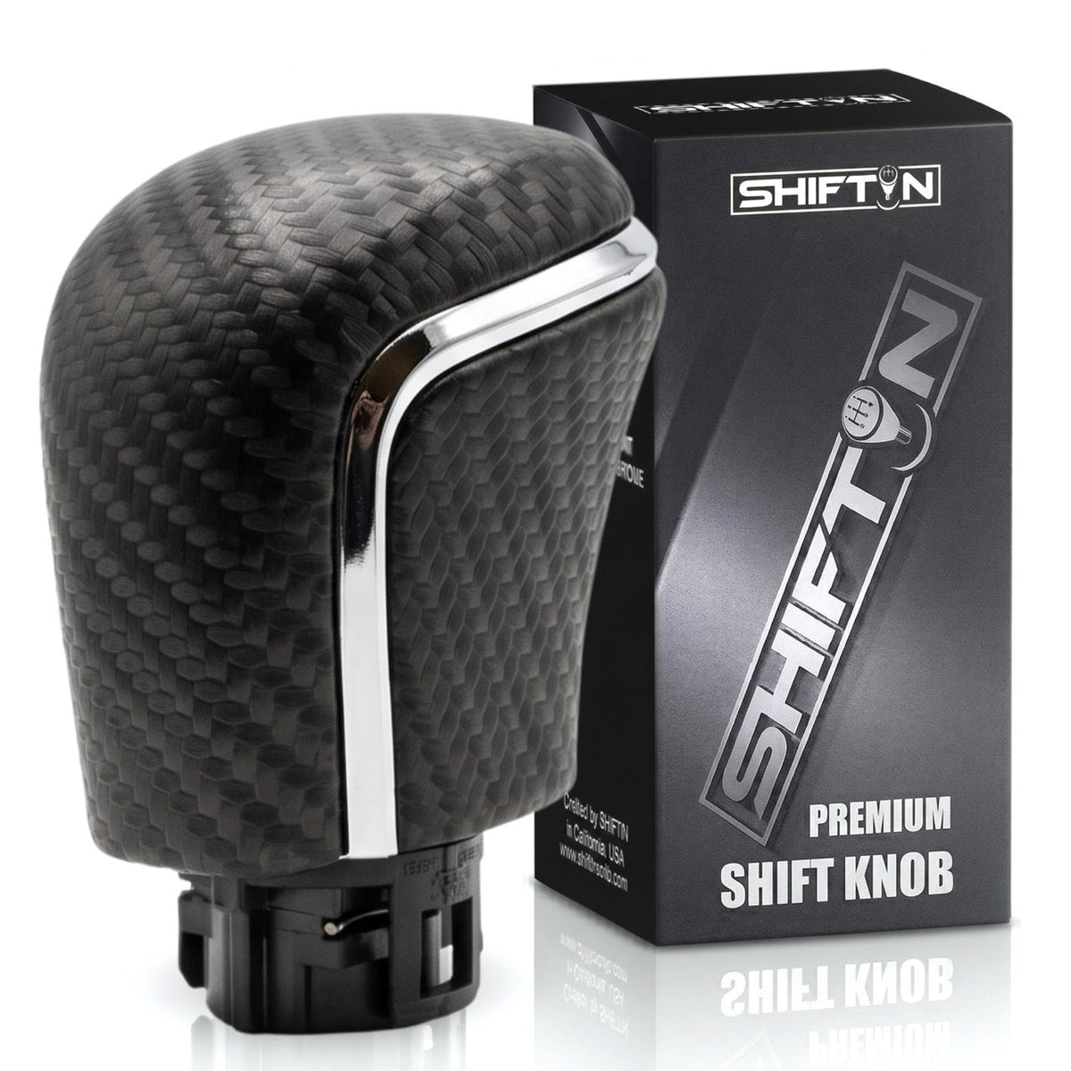 Gear Shift Knob Stick Shifter for Toyota Camry Avalon Corolla Cross Yaris-Carbon Leather