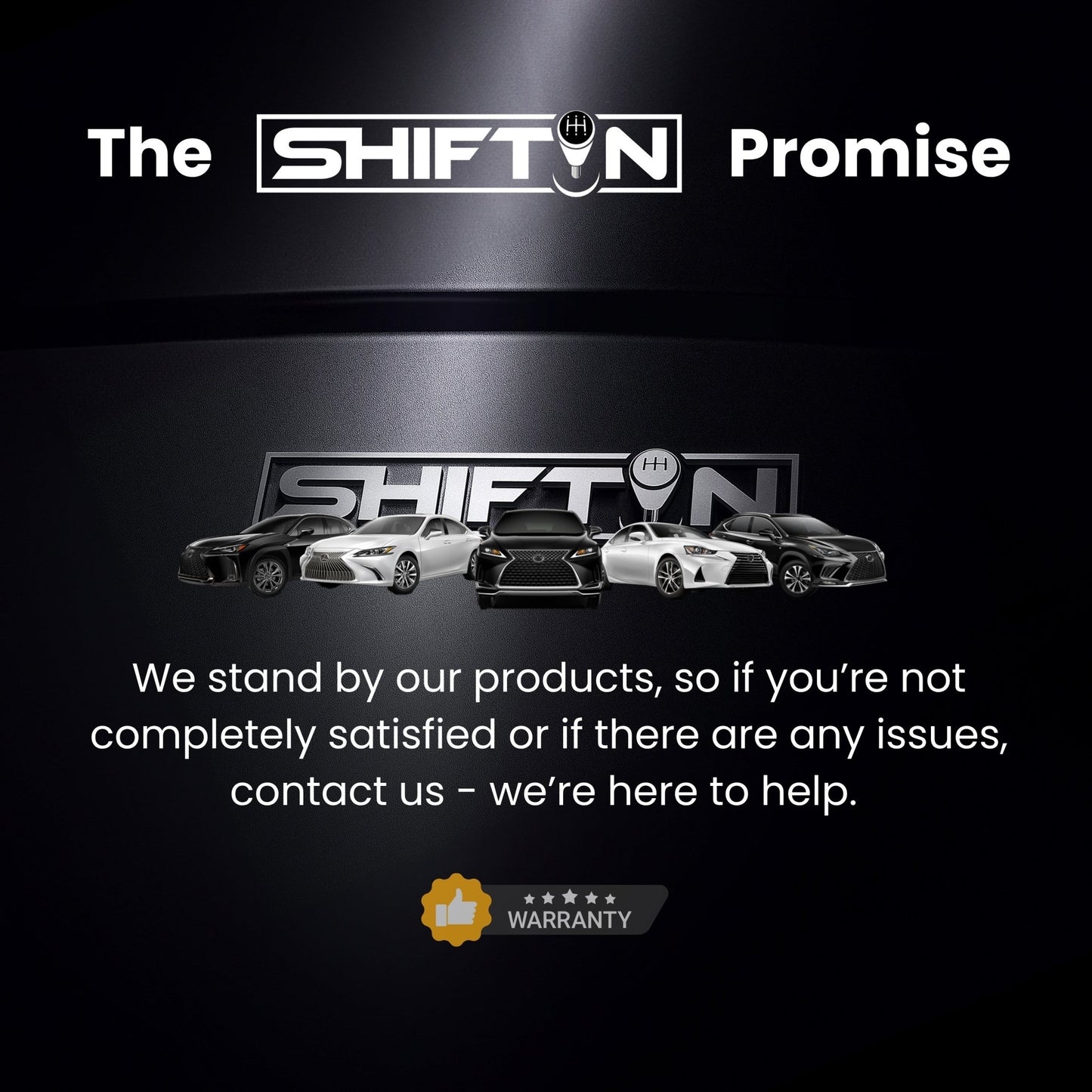 SHIFTIN Large Aftermarket Replacement Gear Shift Knob fit for Toyota Land Cruiser Tundra 4Runner Fortuner and Lexus LX 570 470 RX LS - LRxZp