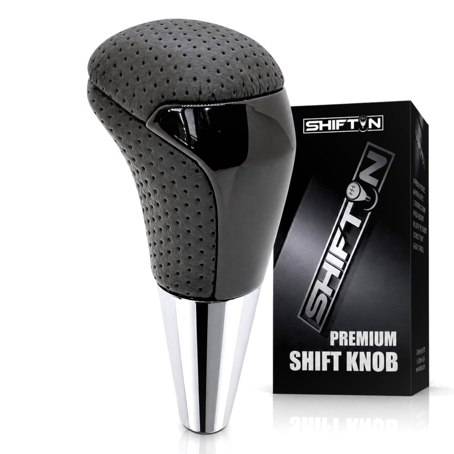 SHIFTIN-Car-Gear-Shift-Knob-Gearbox-Shifter-Head-for-Toyota-Land-Cruiser-FJ-4Runner-Sequoia-Tundra-Tacoma-Highlander-Fortuner-Hilux-Rav4-Prius-C-Lexus-LX-SUVs-Black-Leather-Piano