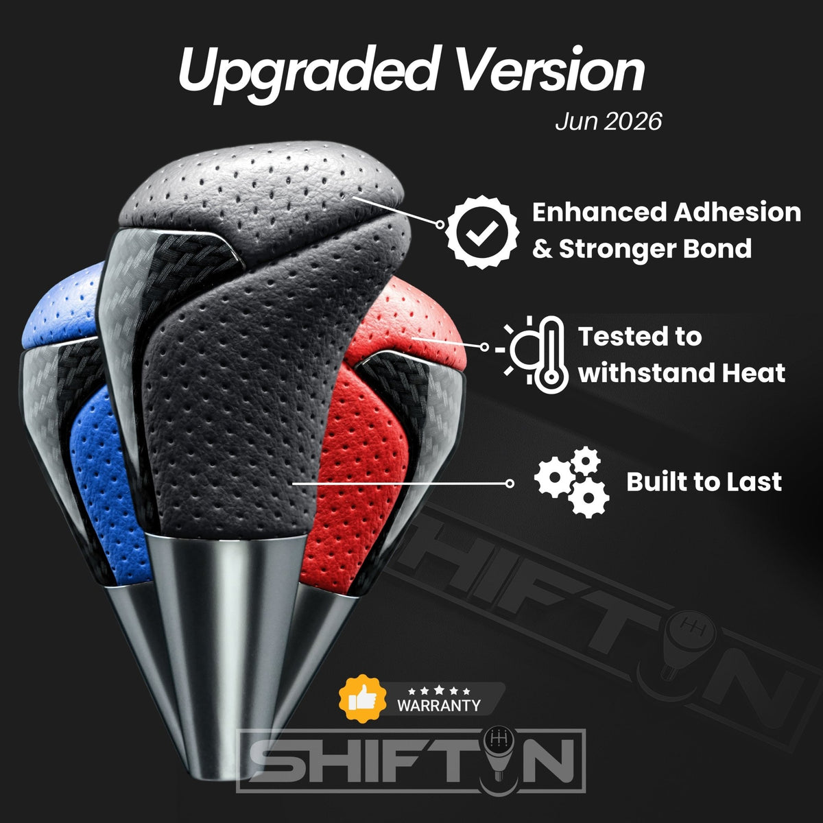 SHIFTIN-Car-Gear-Shift-Knob-Gearbox-Shifter-Head-for-Toyota-Land-Cruiser-FJ-4Runner-Sequoia-Tundra-Tacoma-Highlander-Fortuner-Hilux-Rav4-Prius-C-Lexus-LX-SUVs-Black-Leather-Piano