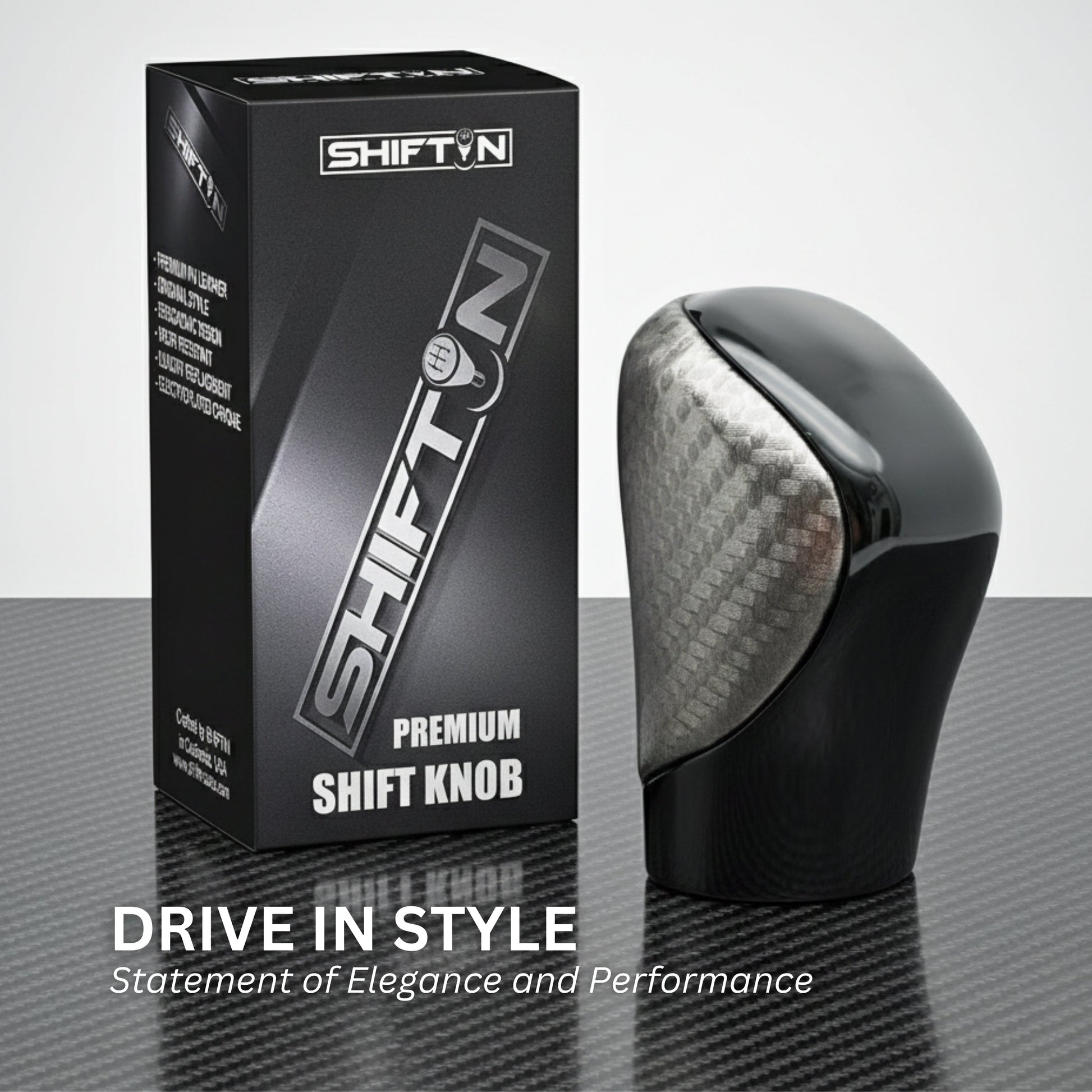 SHIFTIN AUTO SHIFTIN Gear Shift Knob Shifter for Lexus ES GS GX-460 IS-250 NX RC200t RX 300 350-h 450-hL 2014-2023 - Black Le