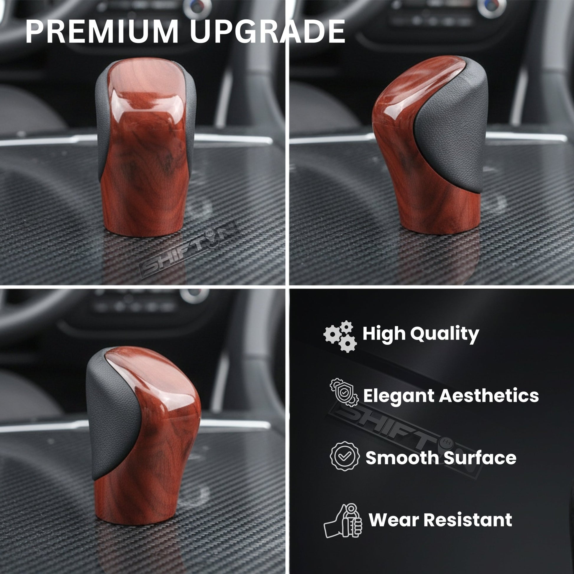 SHIFTIN Gear Shift Knob Shifter for Lexus ES GS GX-460 IS250 NX RC200t RX 300 350-h 450-hL 2014-2023 - UBWD