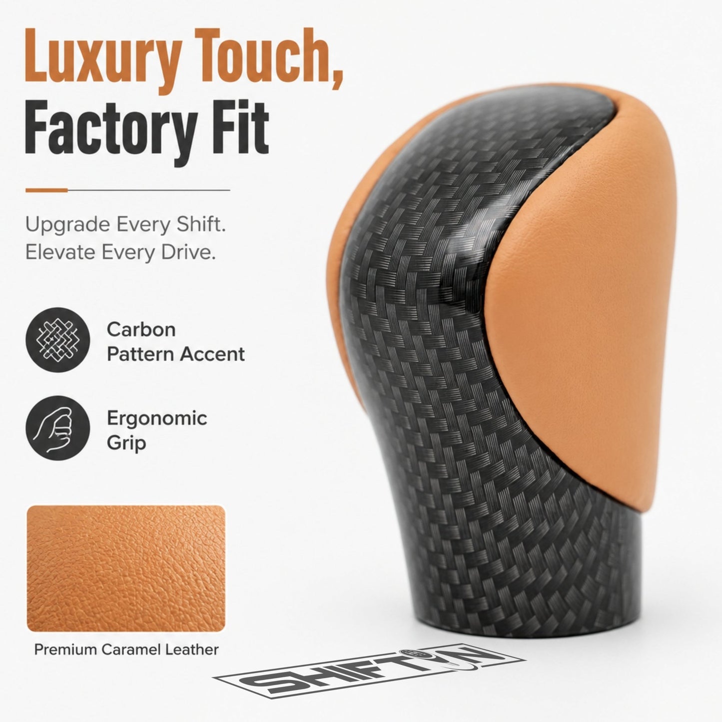 SHIFTIN Gear Shift Knob Shifter for Lexus ES GS GX-460 IS250 NX RC200t RX 300 350-h 450-hL 2014-2023 - ULZZp