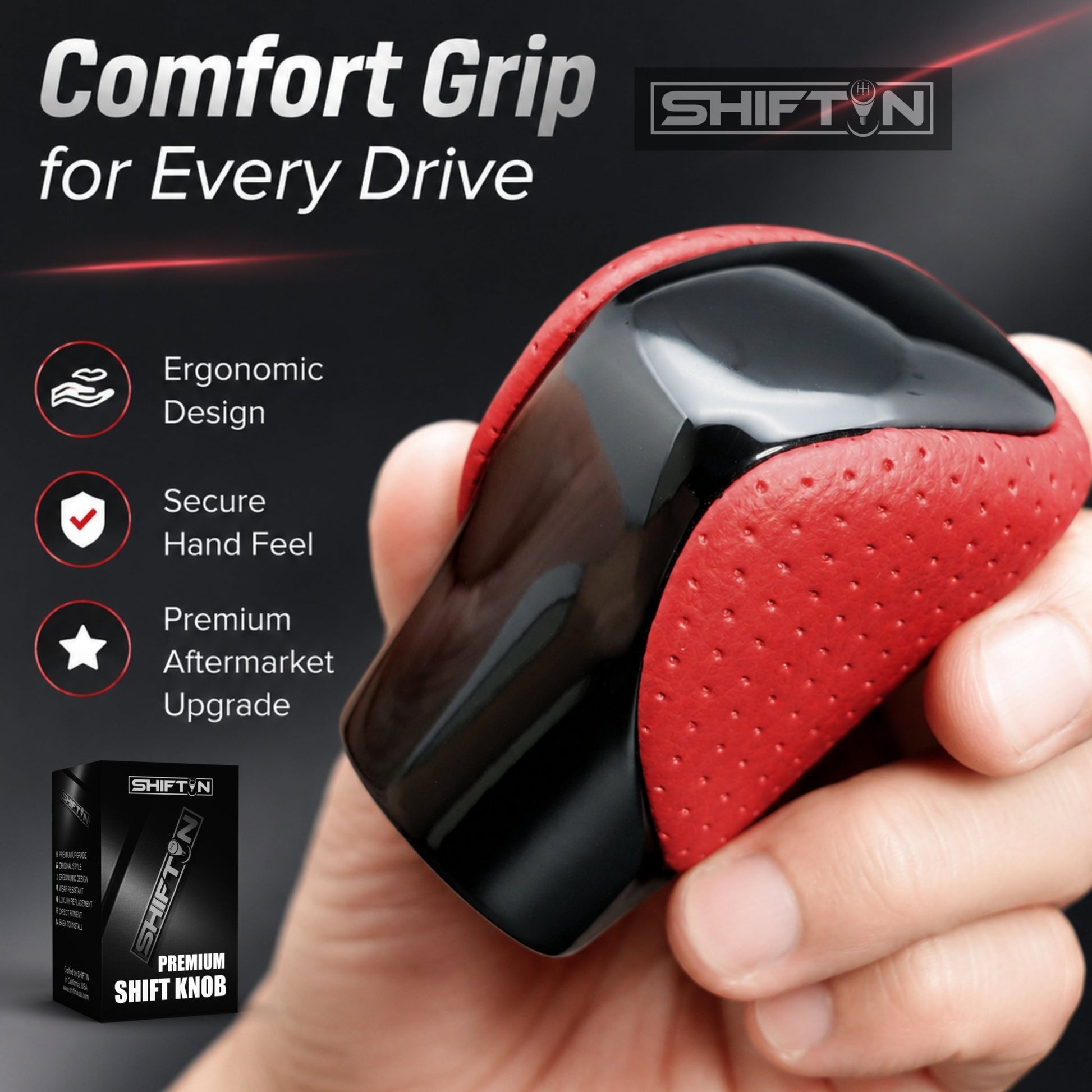 SHIFTIN Gear Shift Knob Shifter for Lexus ES GS GX-460 IS250 NX RC200t RX 300 350-h 450-hL 2014-2023 - URPBp