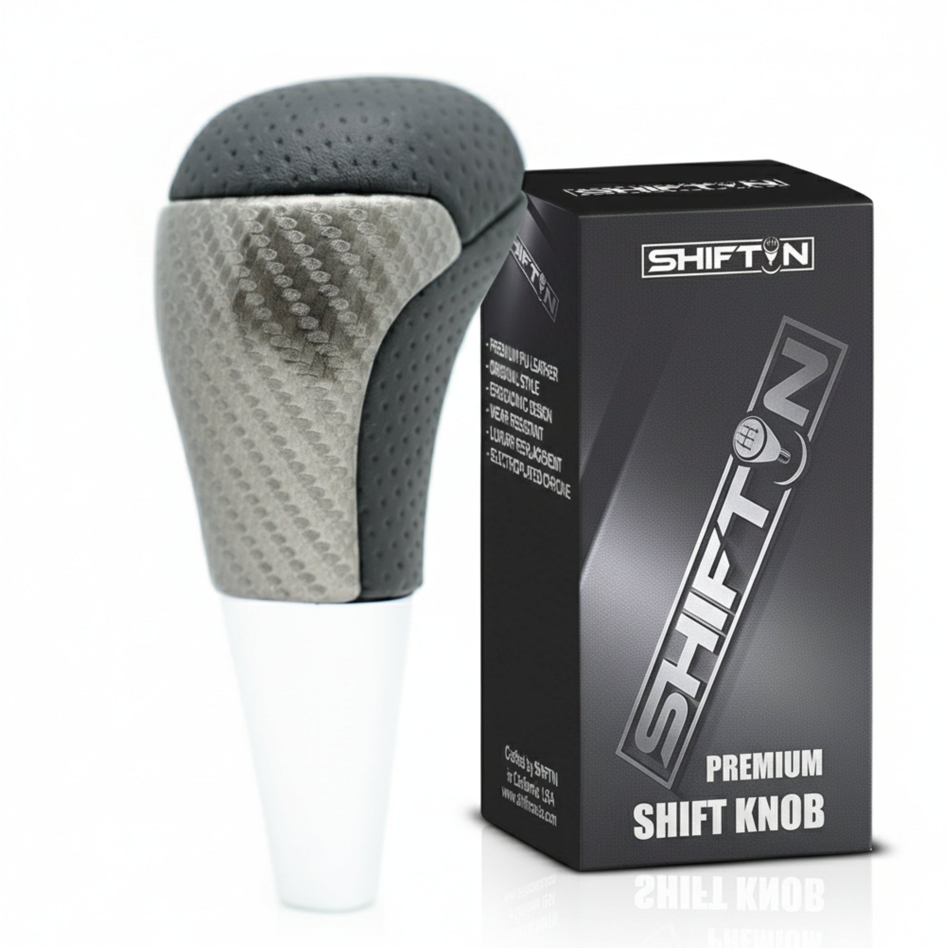 SHIFTIN Large Aftermarket Replacement Gear Shift Knob fit for Toyota Land Cruiser Tundra 4Runner Fortuner and Lexus LX 570 470 RX LS - LCGZp