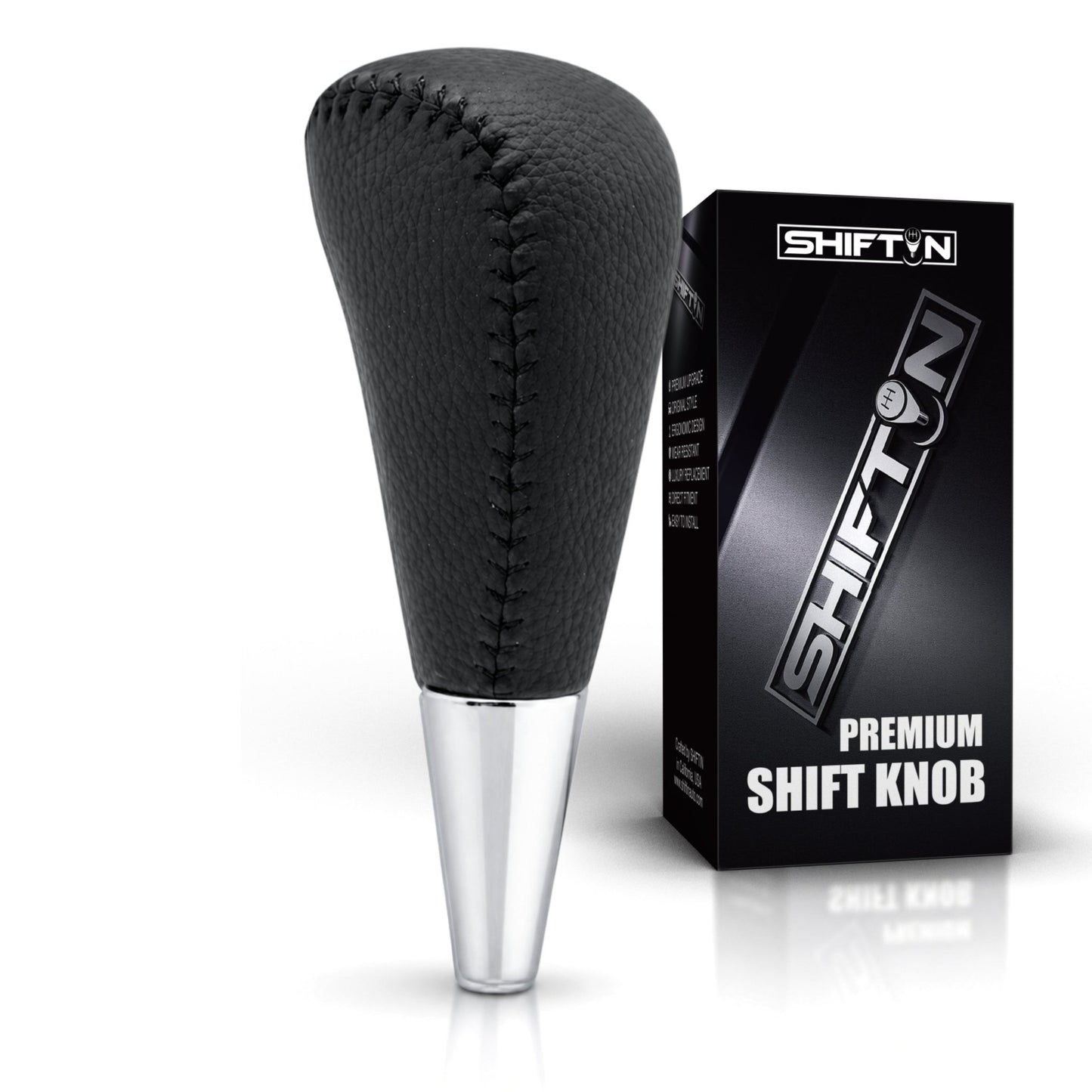 SHIFTIN Large Gear Shifter Knob Compatible with Lexus LX - 470 LX570 LS - 400 LS430 RX330 RX - 350 RX400h and Toyota, Acura, Mazda Cars - LBLT