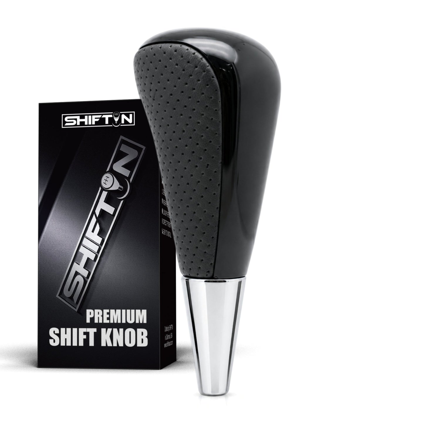 SHIFTIN Large Gear Shifter Knob Compatible with Lexus LX - 470 LX570 LS - 400 LS430 RX330 RX - 350 RX400h and Toyota, Acura, Mazda Cars - LBPBp