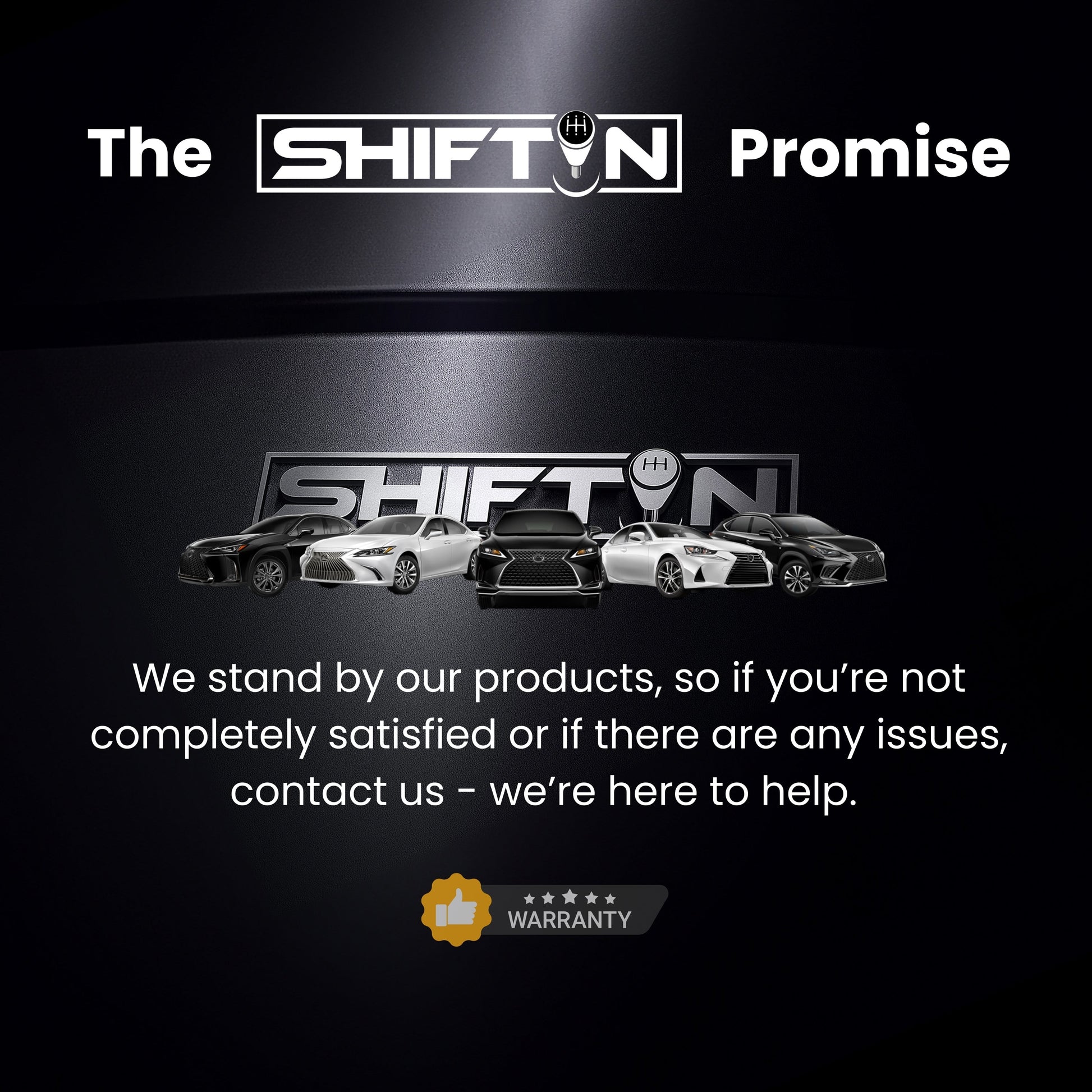 SHIFTIN Large Gear Shifter Knob Compatible with Lexus LX - 470 LX570 LS - 400 LS430 RX330 RX - 350 RX400h and Toyota, Acura, Mazda Cars - LBPBp