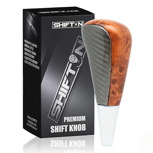 SHIFTIN Large Gear Shifter Knob Compatible with Lexus LX - 470 LX570 LS - 400 LS430 RX330 RX - 350 RX400h and Toyota, Acura, Mazda Cars - LGZ16