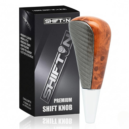 SHIFTIN Large Gear Shifter Knob Compatible with Lexus LX - 470 LX570 LS - 400 LS430 RX330 RX - 350 RX400h and Toyota, Acura, Mazda Cars - LGZ16